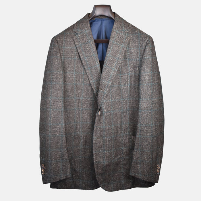 Multicoloured Checked Suit made of Wool (EU 54)