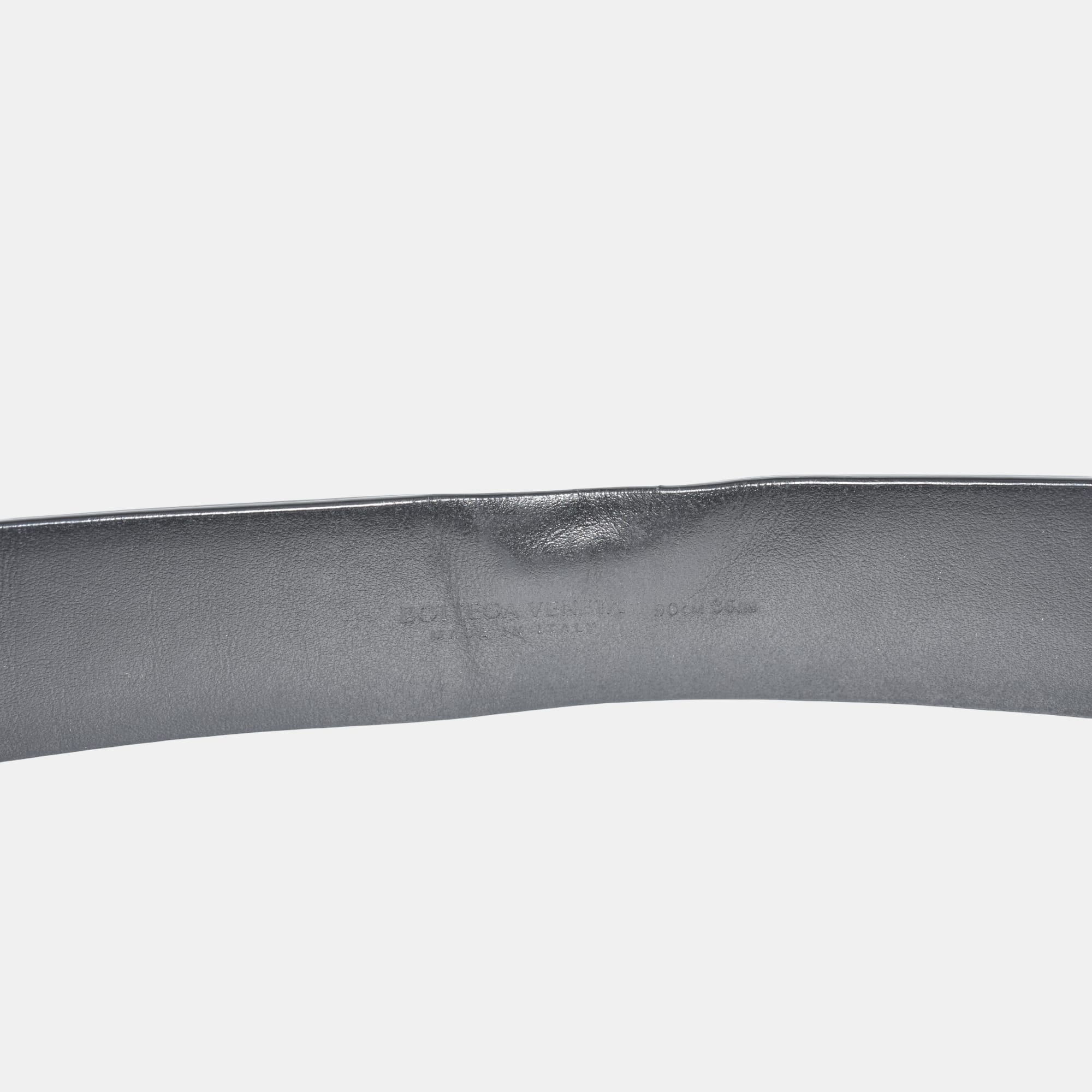 Black Belt made of Leather