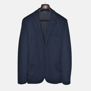 Navy Blazer made of Cotton/Silk/Linen (EU 50)