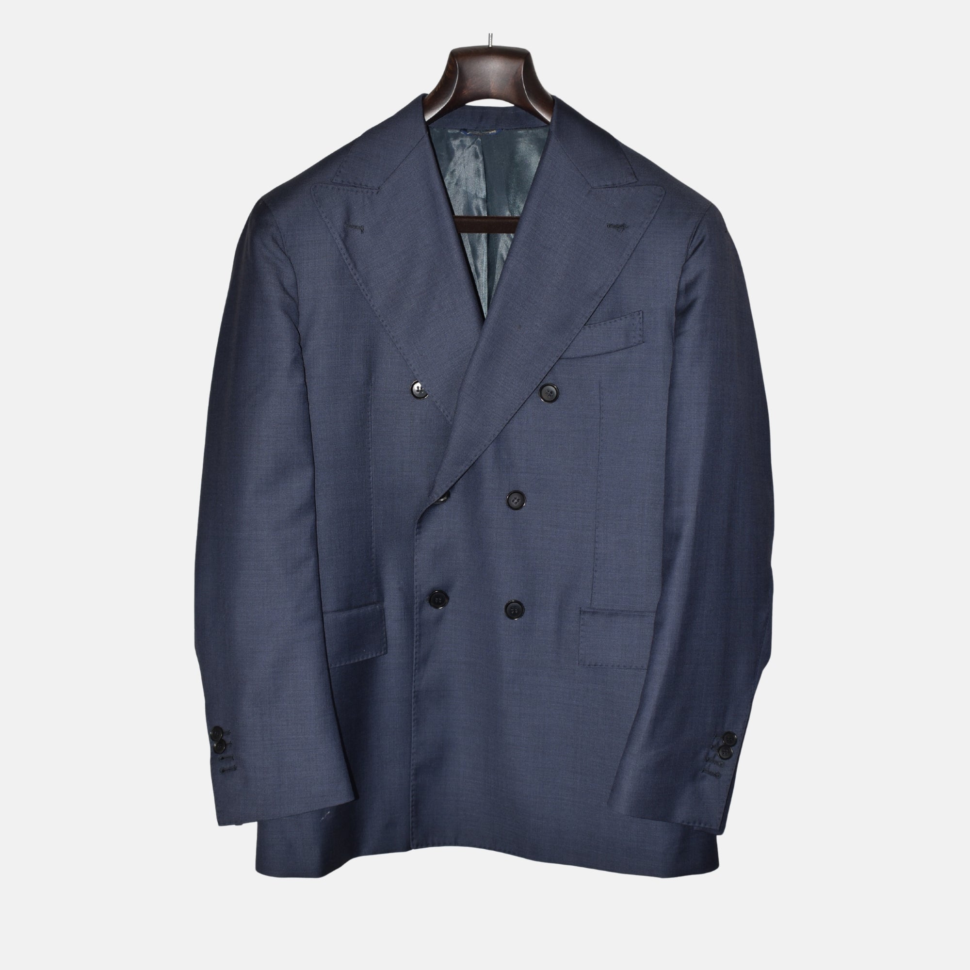 Navy Double Suit made of Wool (EU 50)