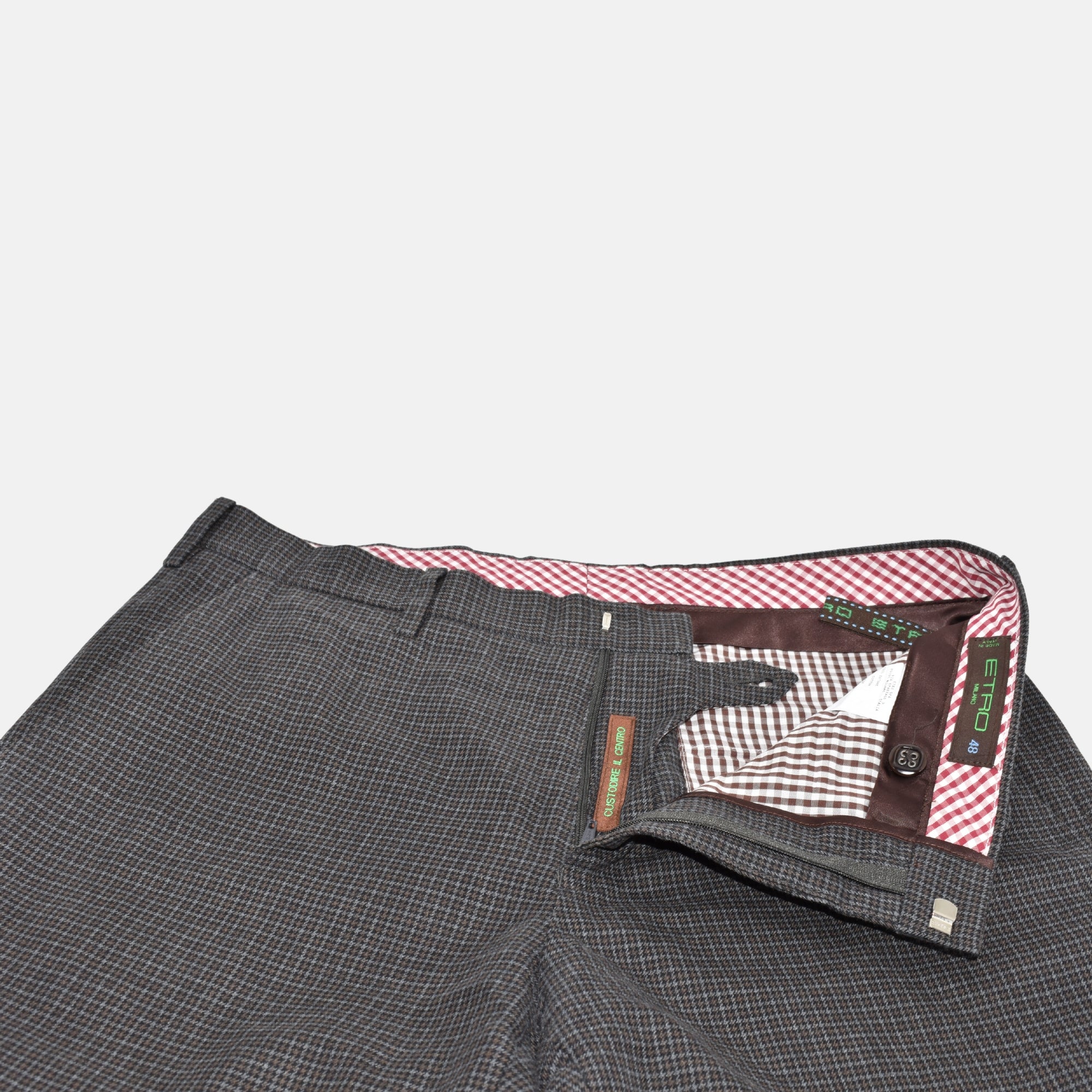 Multicoloured Checkered Shorts made of Cotton (EU 48)