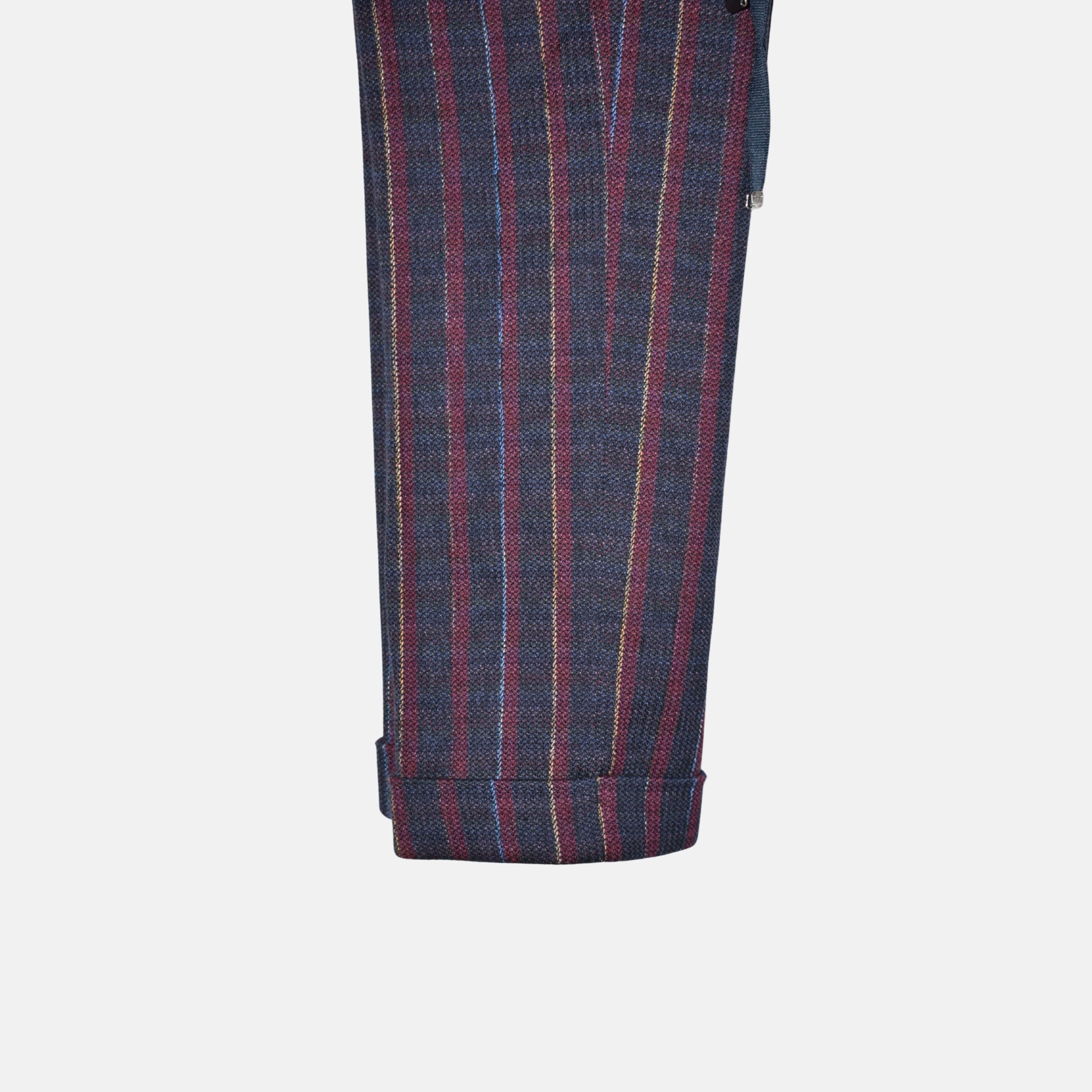 Multicoloured Striped Jogg Pants made of Wool/Cotton (EU 48)