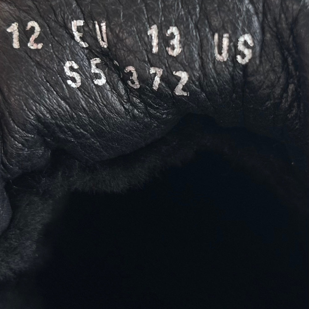 Black Triple Stitch Sneakers made of Leather (EU 46)