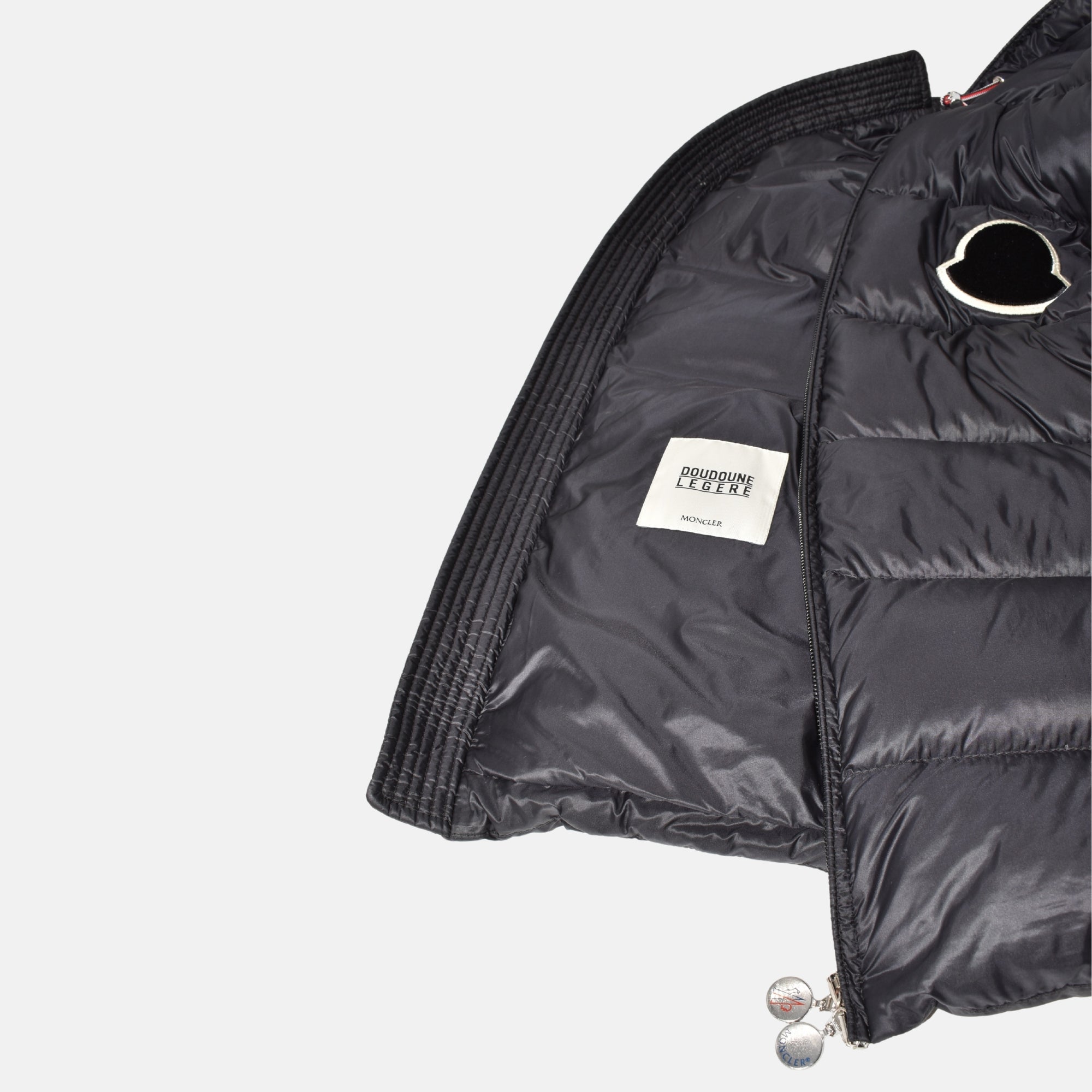 Black Down Vest made of Polyamide (M)