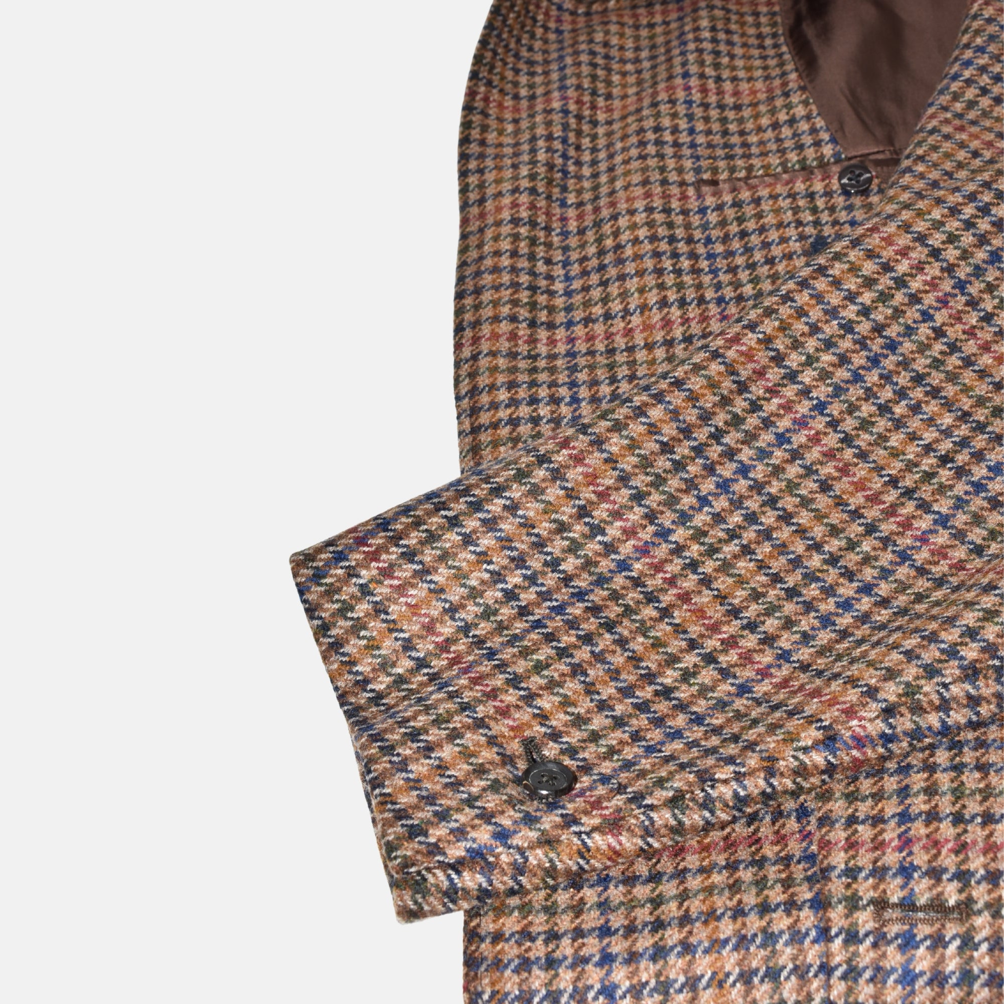 Mehrfarbig karierter Blazer aus Wolle (EU 54)