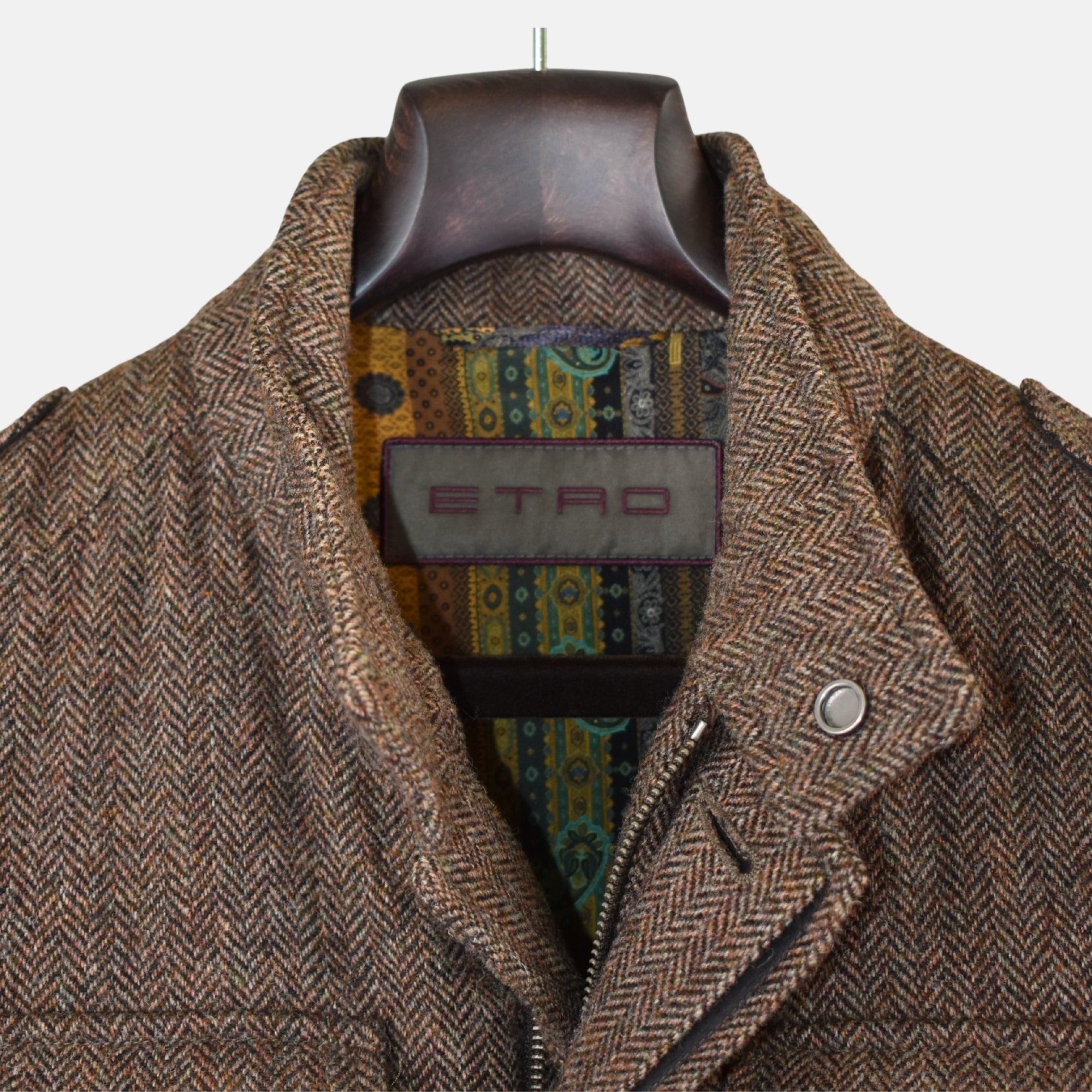Braune Jacke aus Wolle (M)