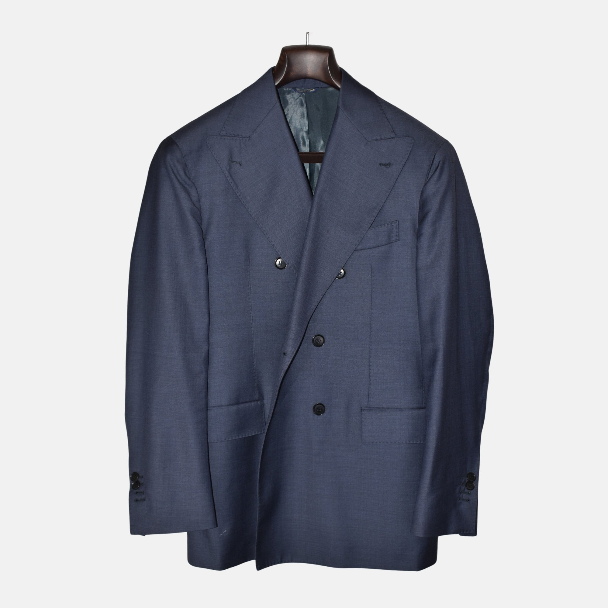 Navy Double Suit made of Wool (EU 50)