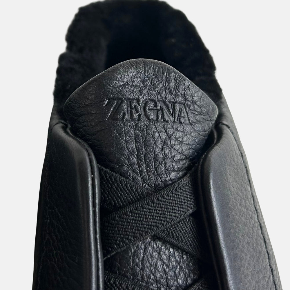 Black Triple Stitch Sneakers made of Leather (EU 46)