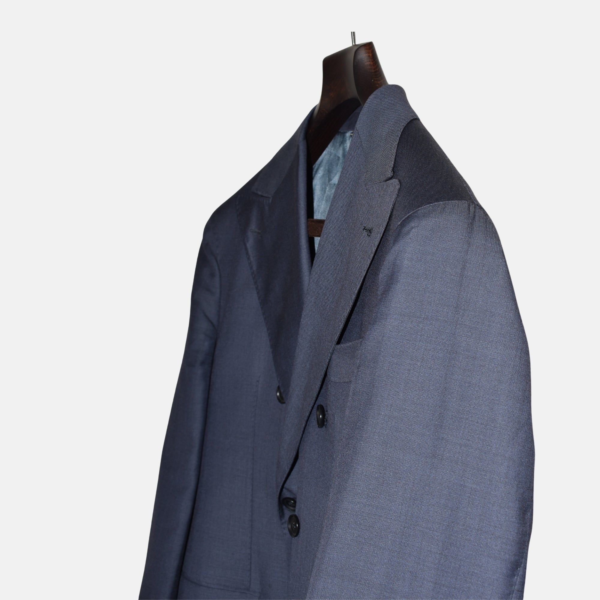Navy Double Suit made of Wool (EU 50)
