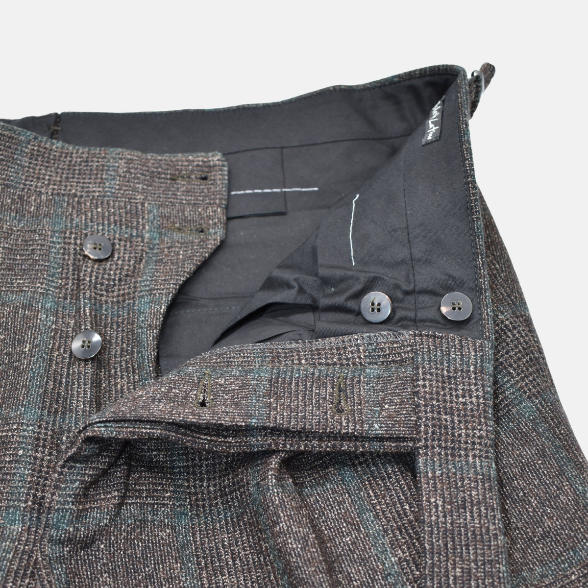 Multicoloured Checked Suit made of Wool (EU 54)