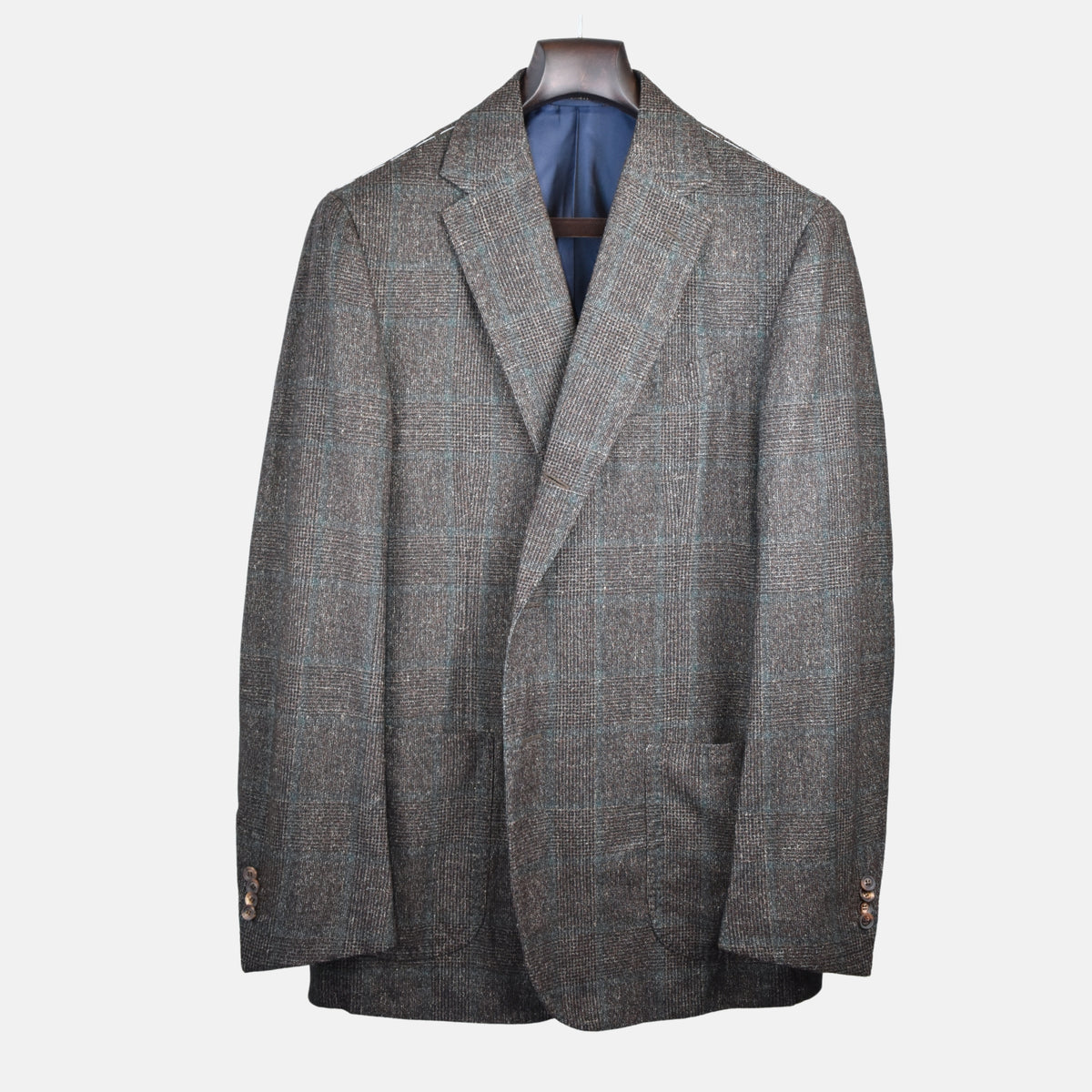 Multicoloured Checked Suit made of Wool (EU 54)