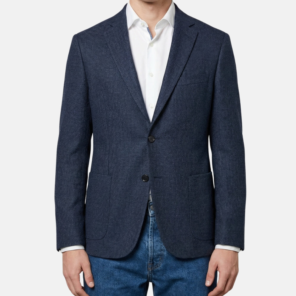 Navy Jacket made of Wool/Polyamide (EU 58)