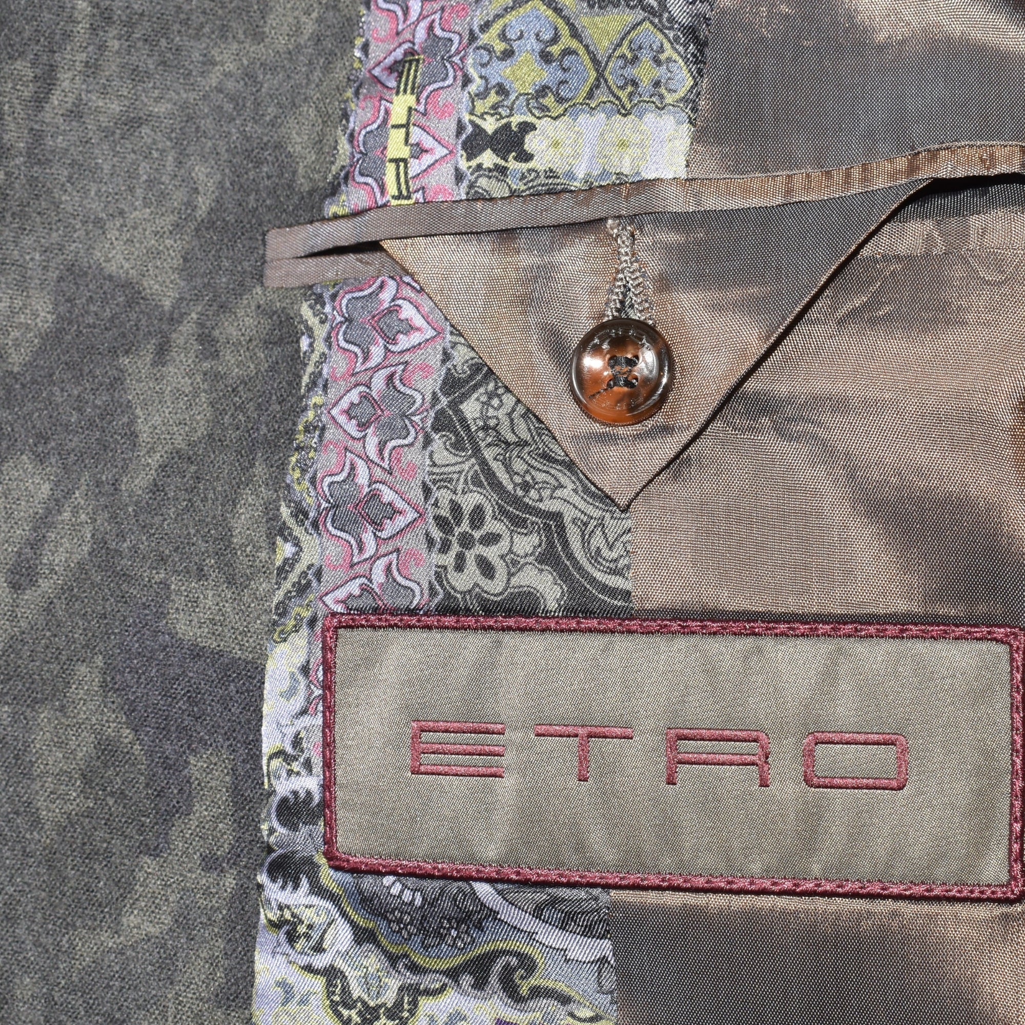 Multicoloured/Camouflage Blazer made of Wool (EU 50)