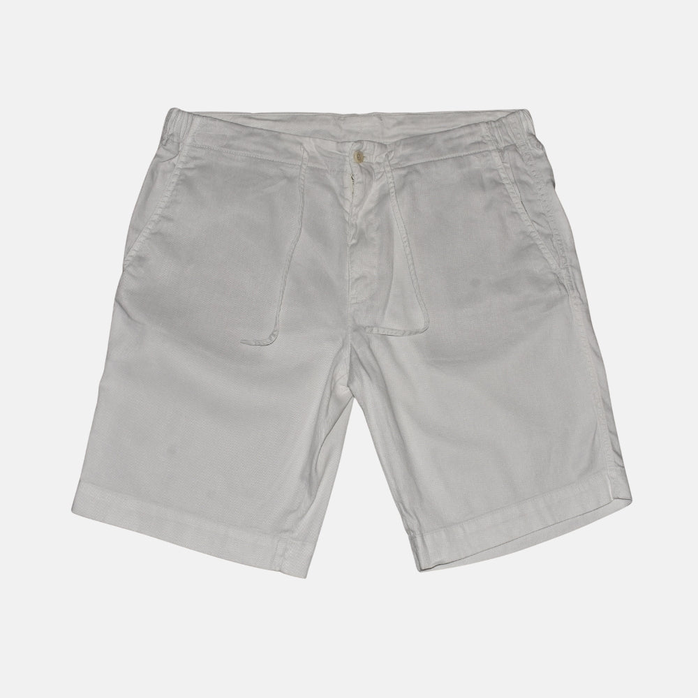 Cream Shorts made of Cotton/Linen (M)