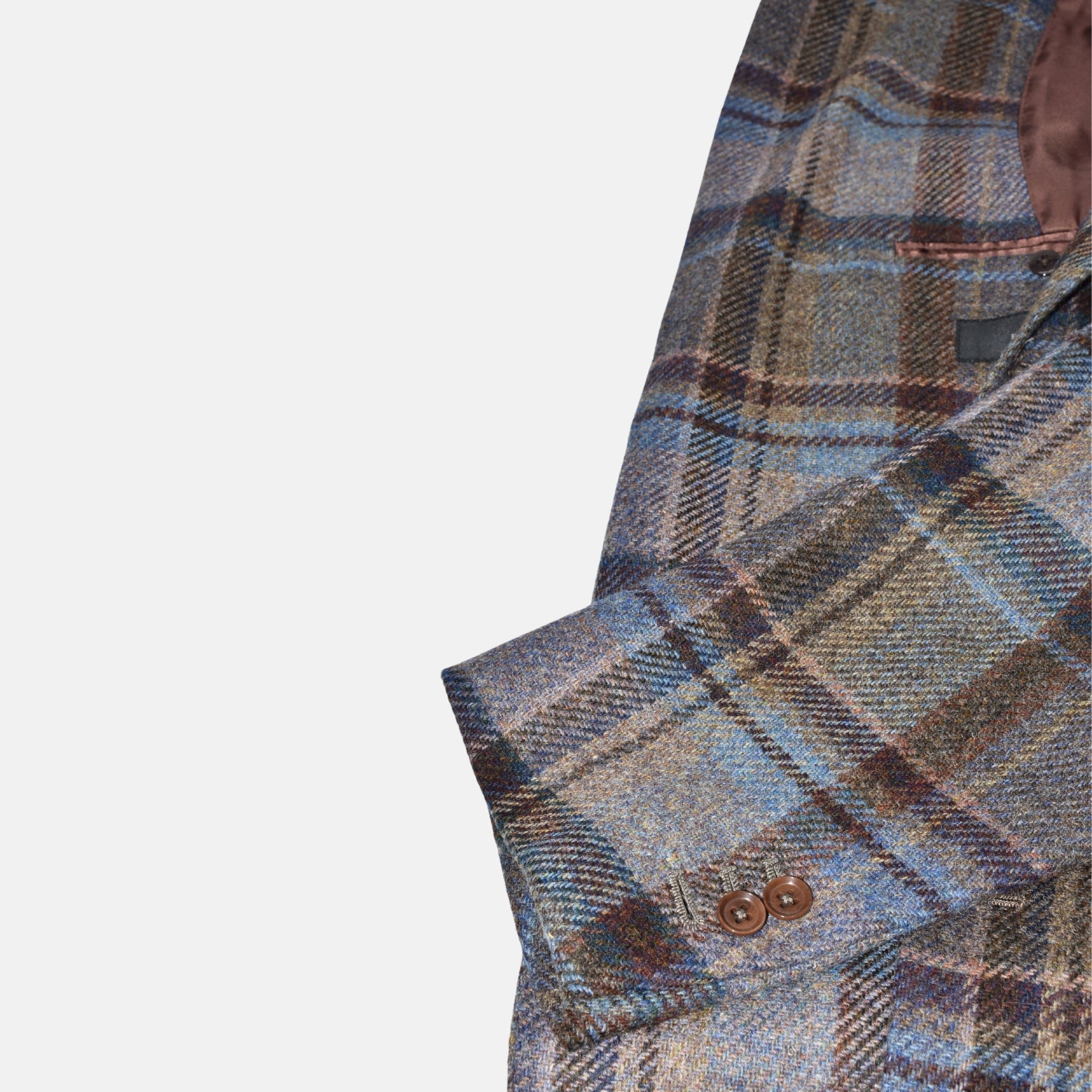 Multicoloured Checkered Blazer made of Wool (EU 54)