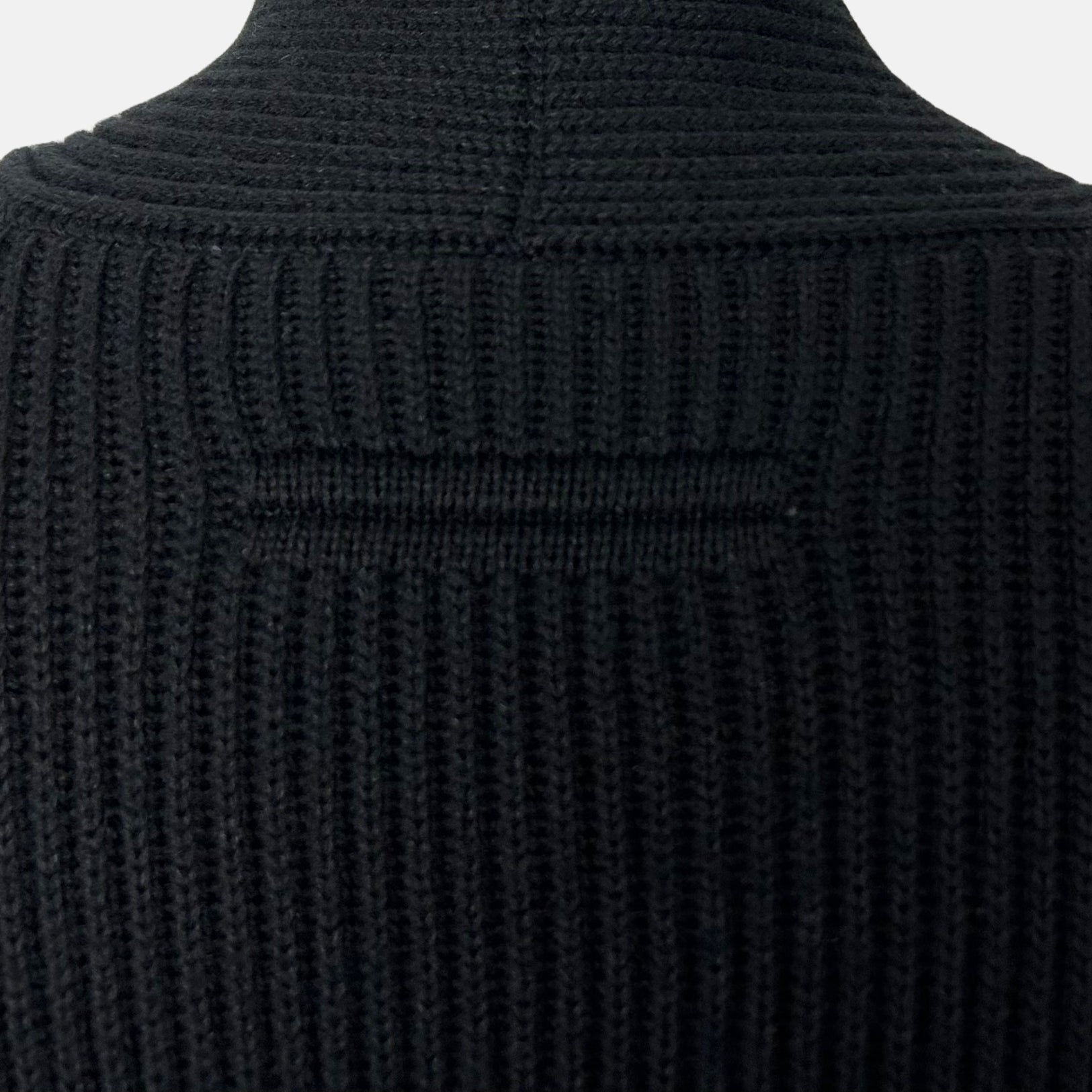 Black Cardigan made of Cashmere/Linen/Cotton (EU52)