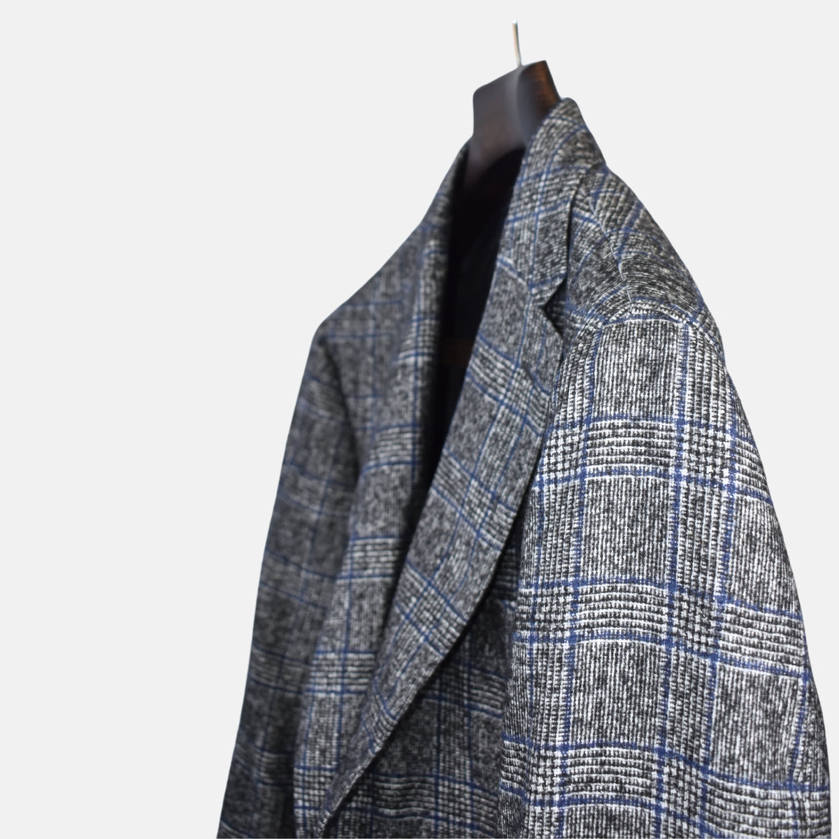 Multicoloured Checkered Suit made of Wool/Baby Alpaka (EU 54)
