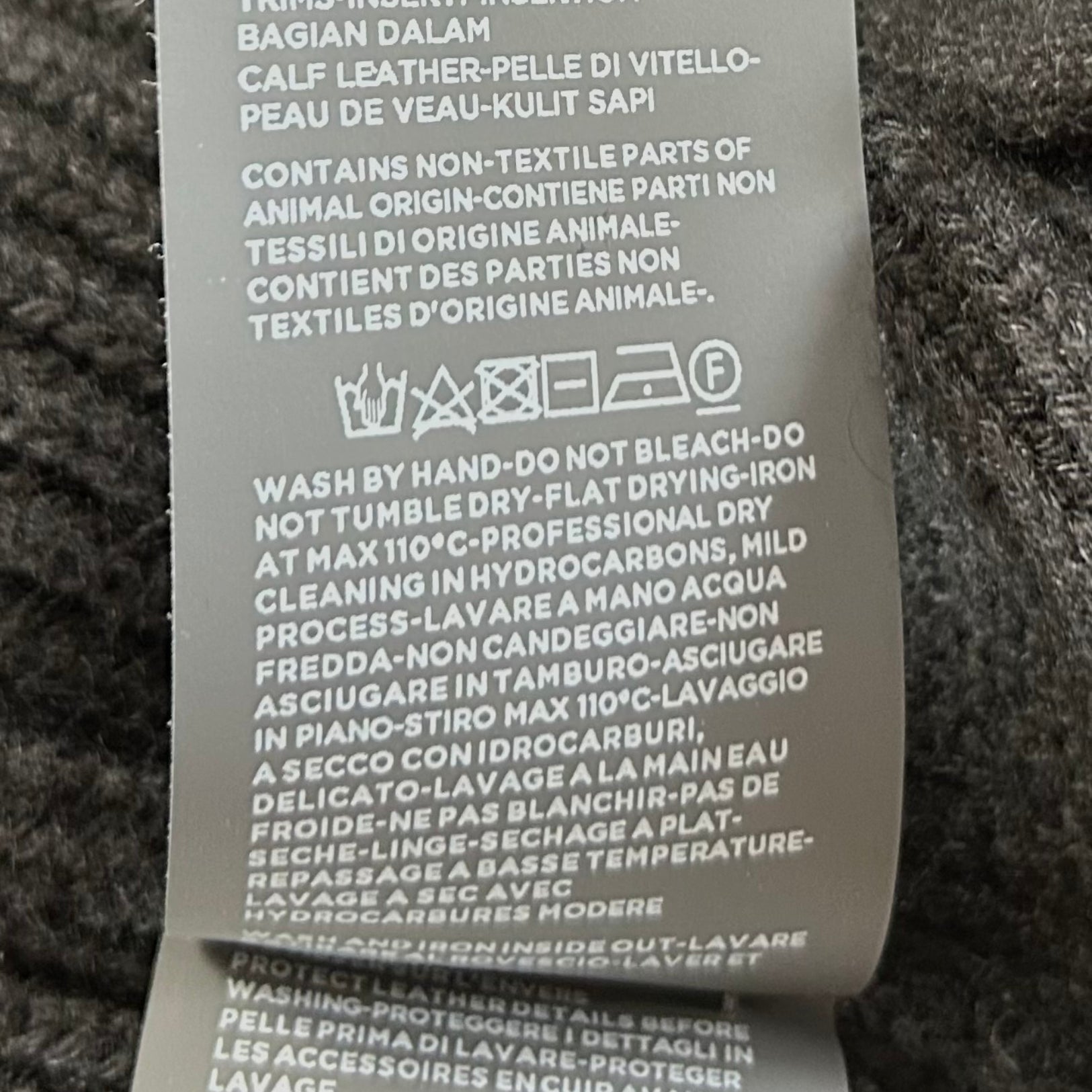 Black Cardigan made of Cashmere/Linen/Cotton (EU52)