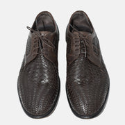Brown Braided Shoes made of Leather (EU 44)