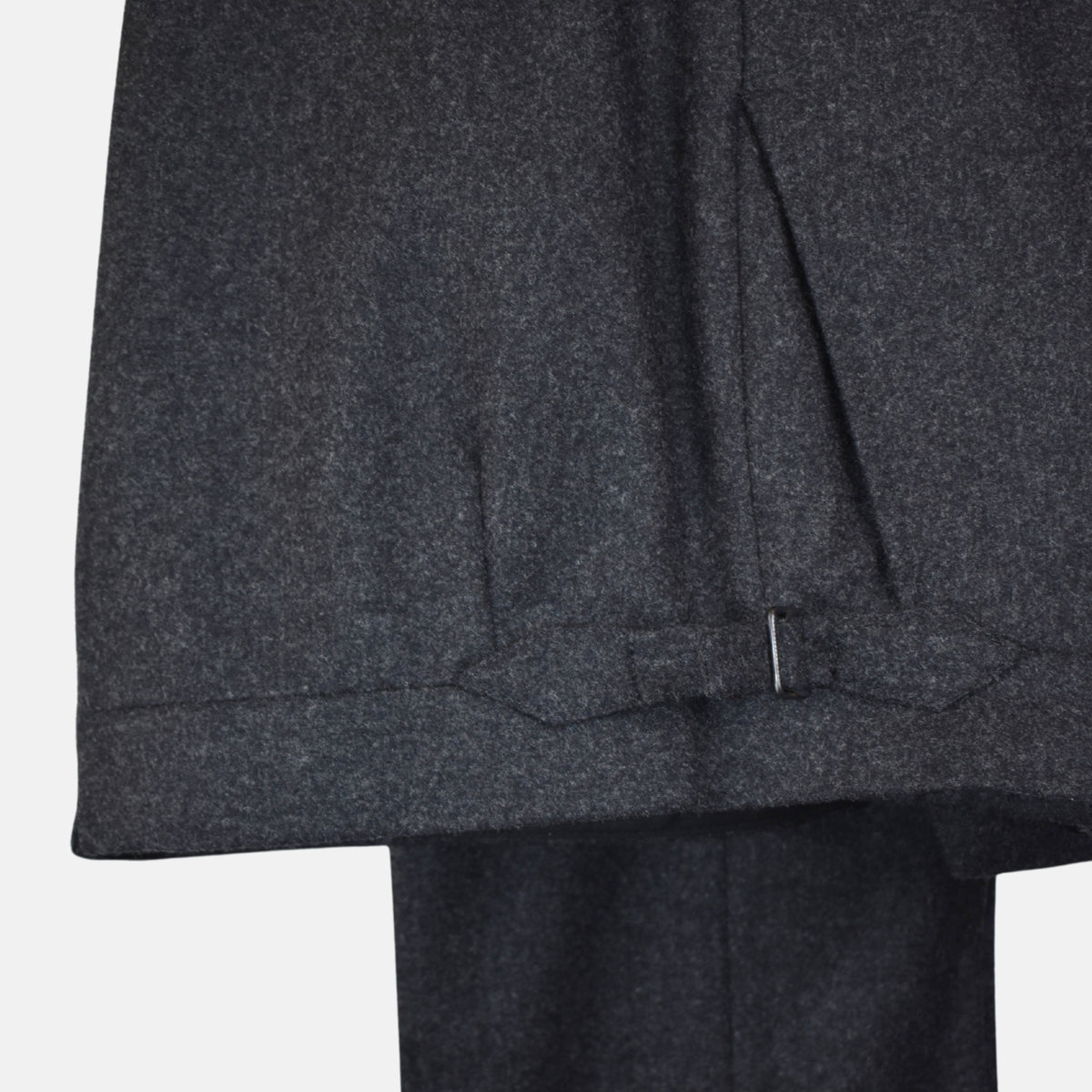 Anthracite Trousers made of Wool ( EU 48)