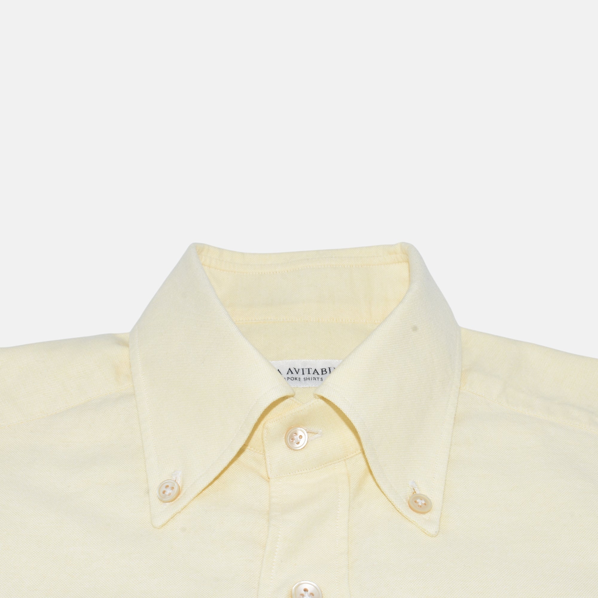 Light Yellow Shirt made of Cotton (M)