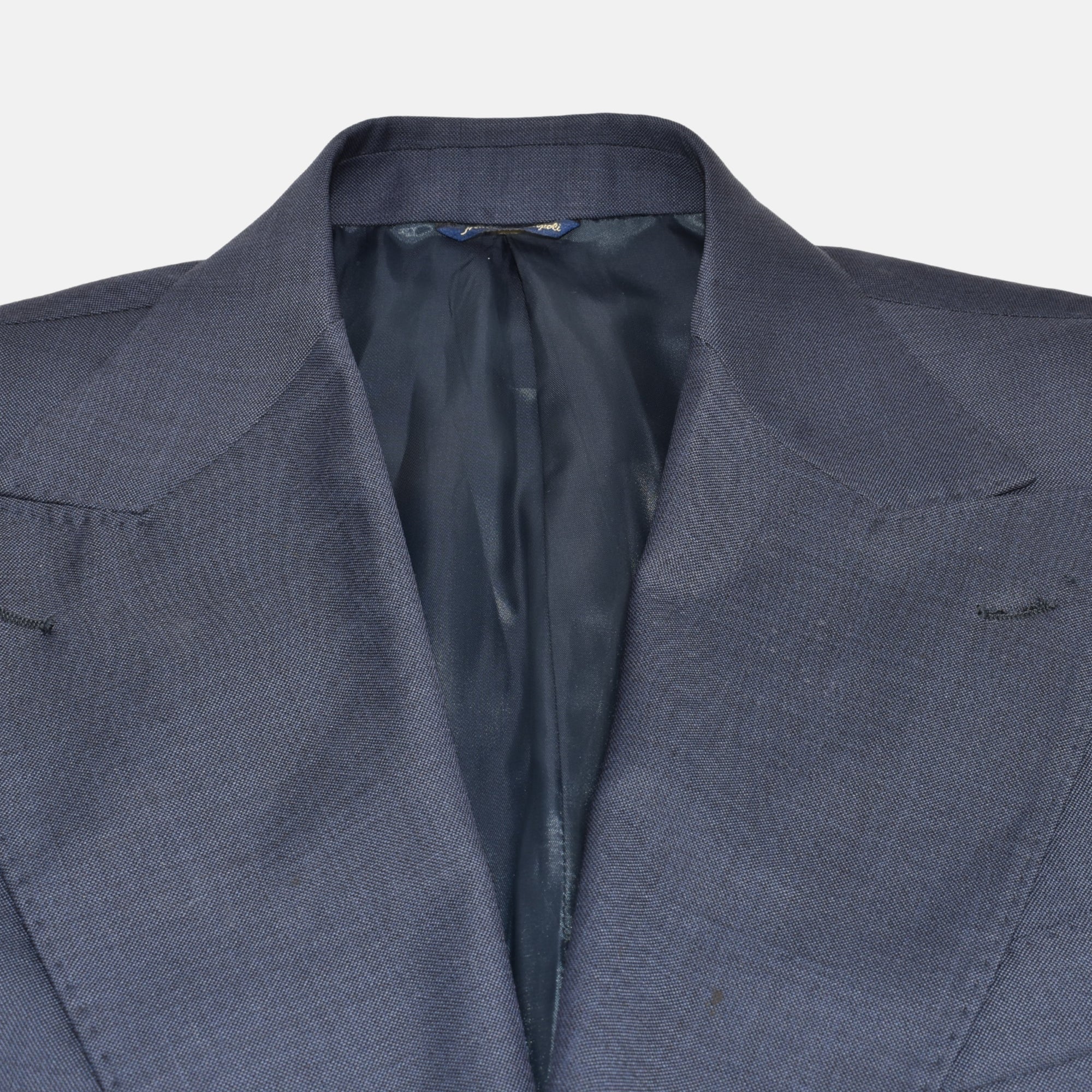 Navy Double Suit made of Wool (EU 50)