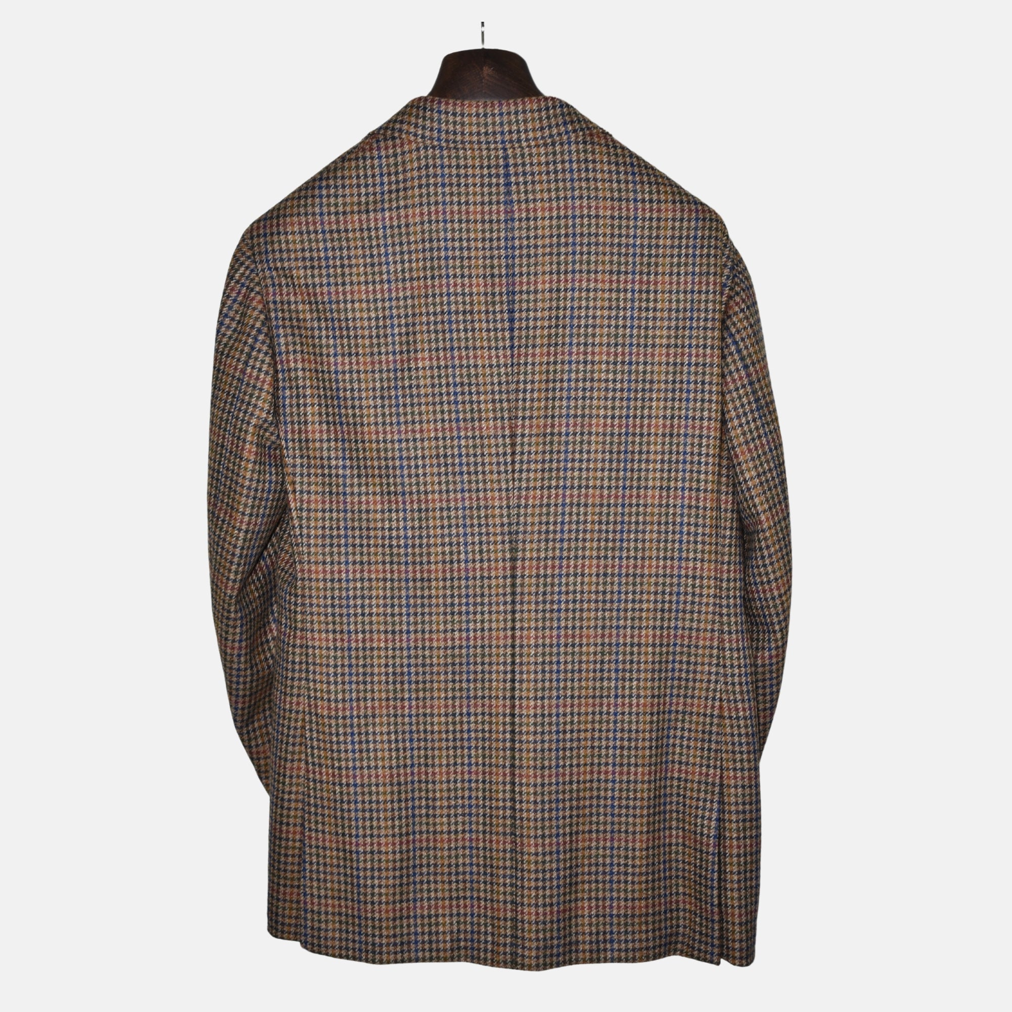 Mehrfarbig karierter Blazer aus Wolle (EU 54)