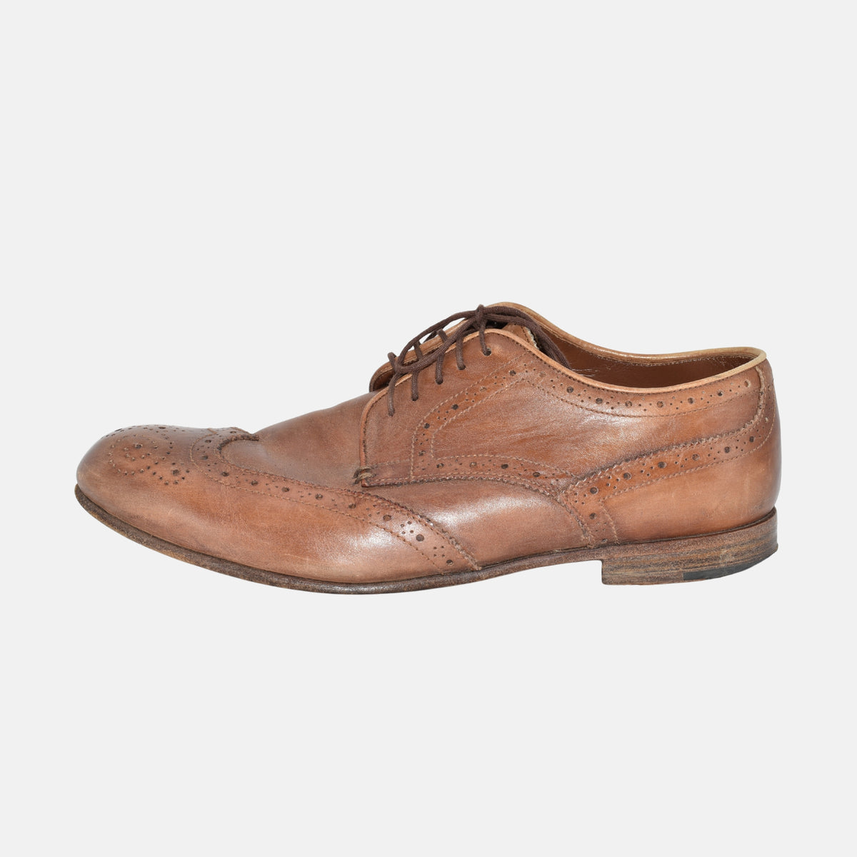 Brown Shoes made of Leather (EU 43.5)