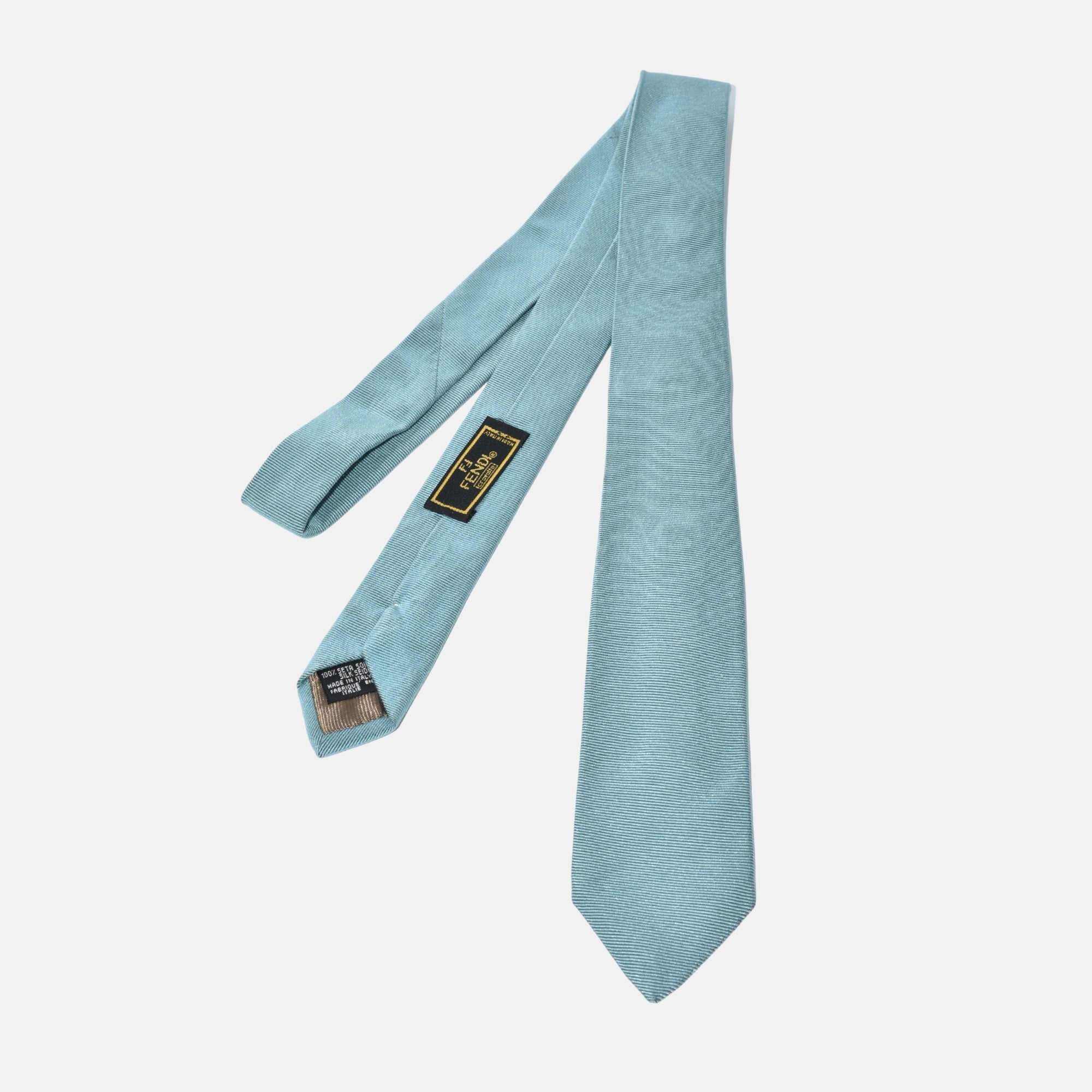 Blue Patterned Tie made of Silk