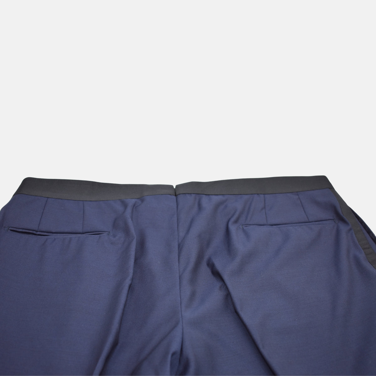 Indigo Blue/Black Smoking made of Wool (EU 54)