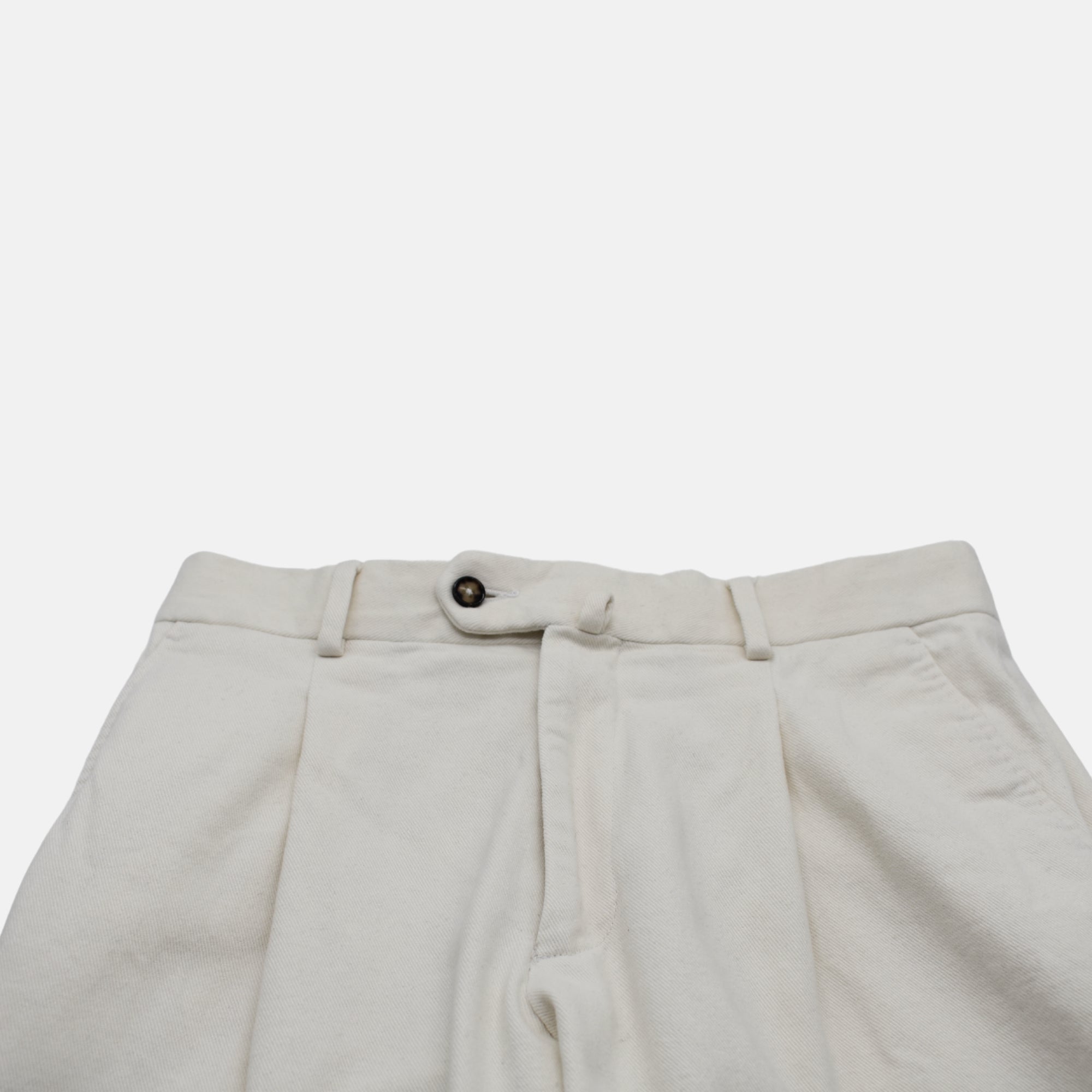 Offwhite Hose aus Baumwolle (EU 46)