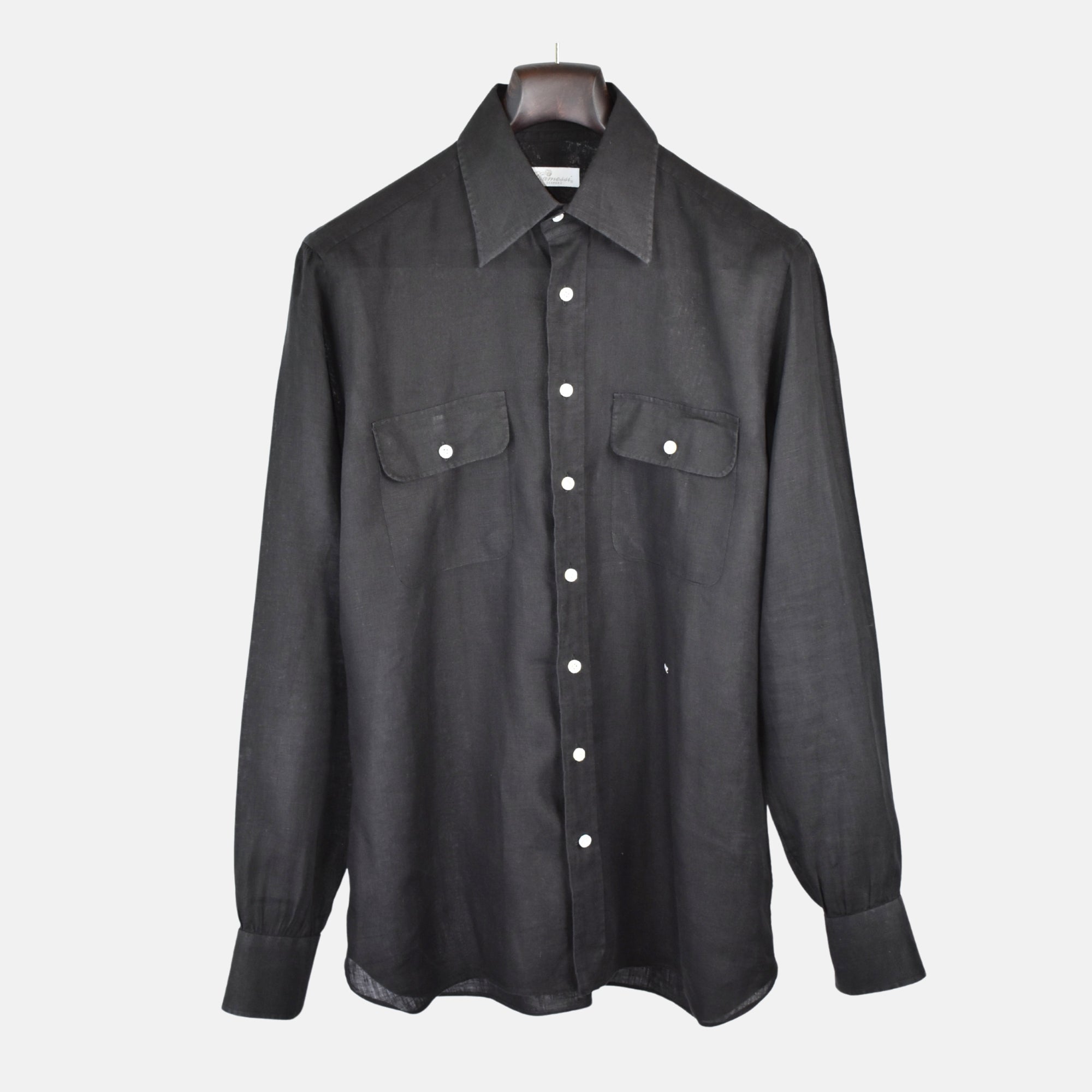 Black Shirt made of Linen (EU 42)