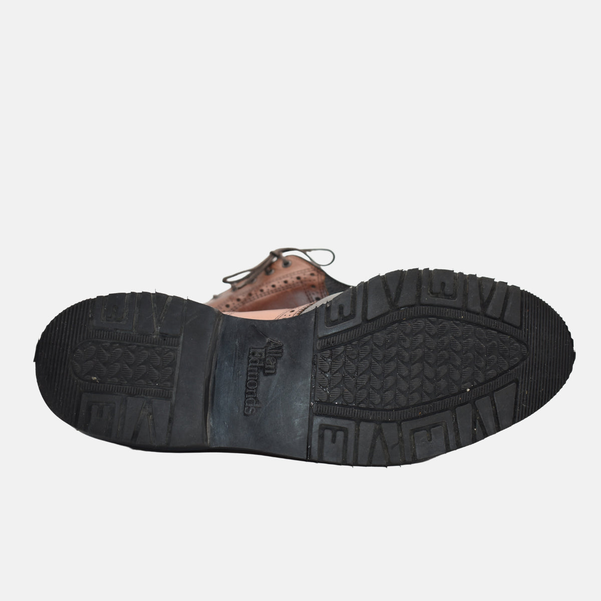 Schwarze/braune Budapester Schuhe aus Leder (EU 42/US 9,5)