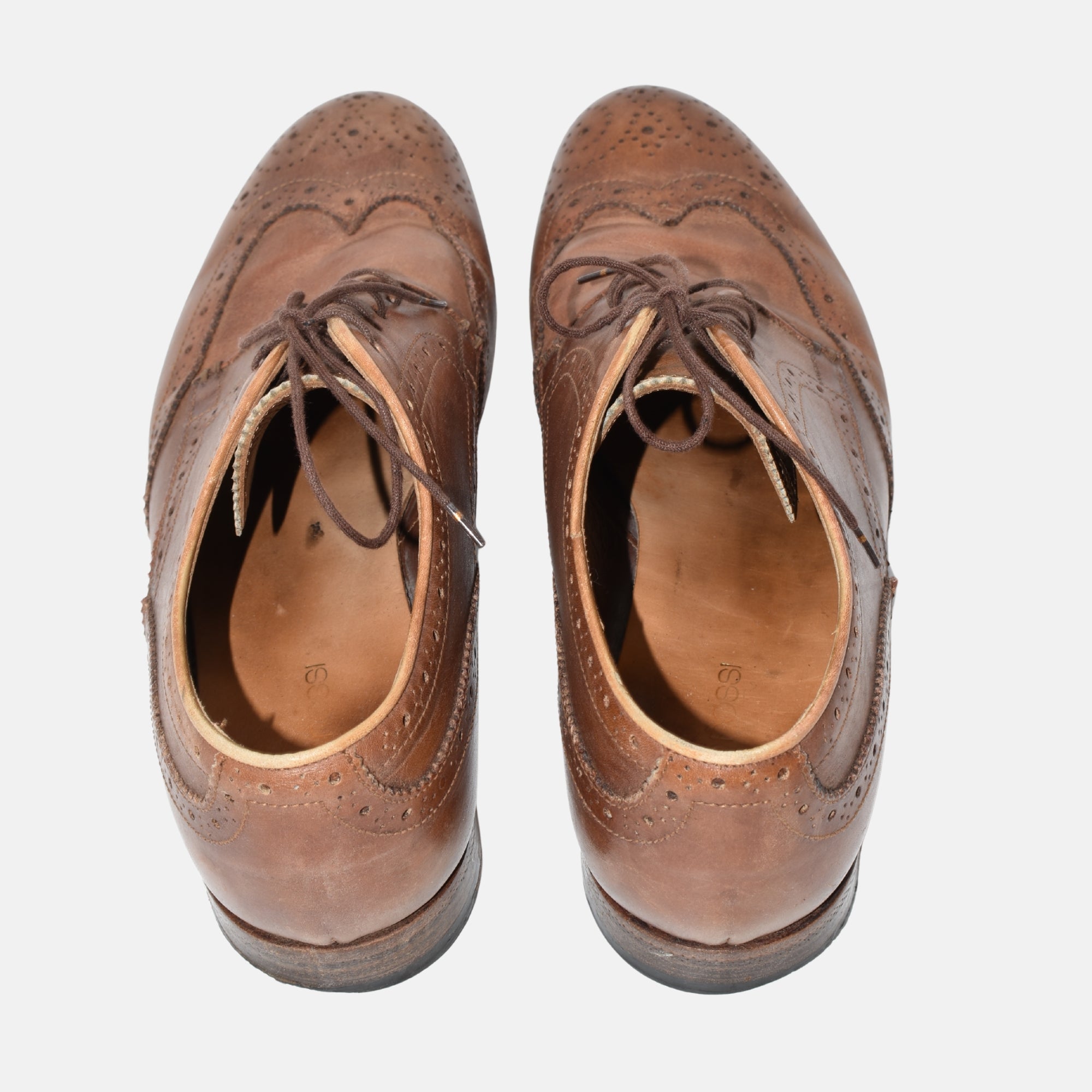 Brown Shoes made of Leather (EU 43.5)
