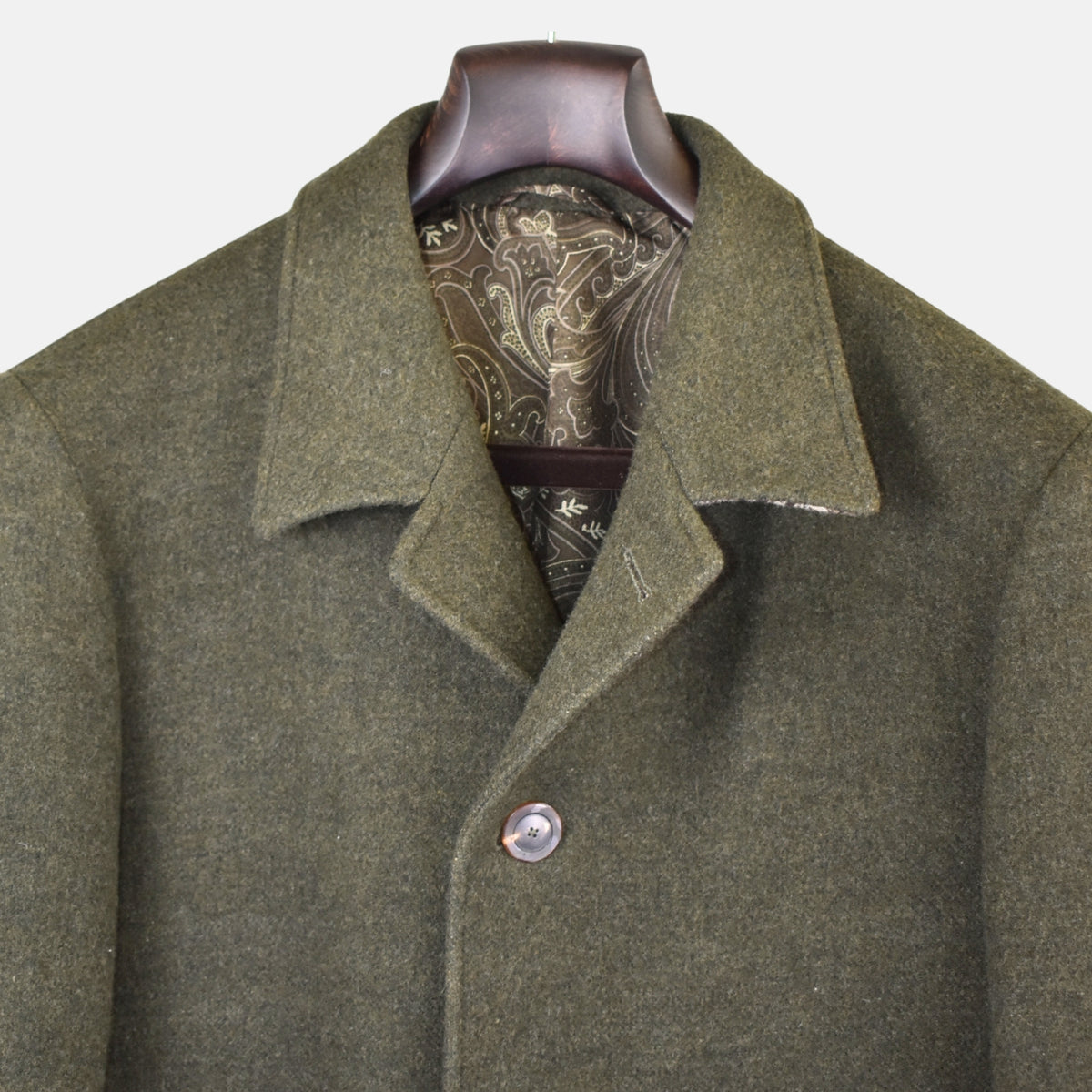 Green Coat made of Wool (EU 48)