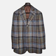 Multicoloured Checkered Blazer made of Wool (EU 54)