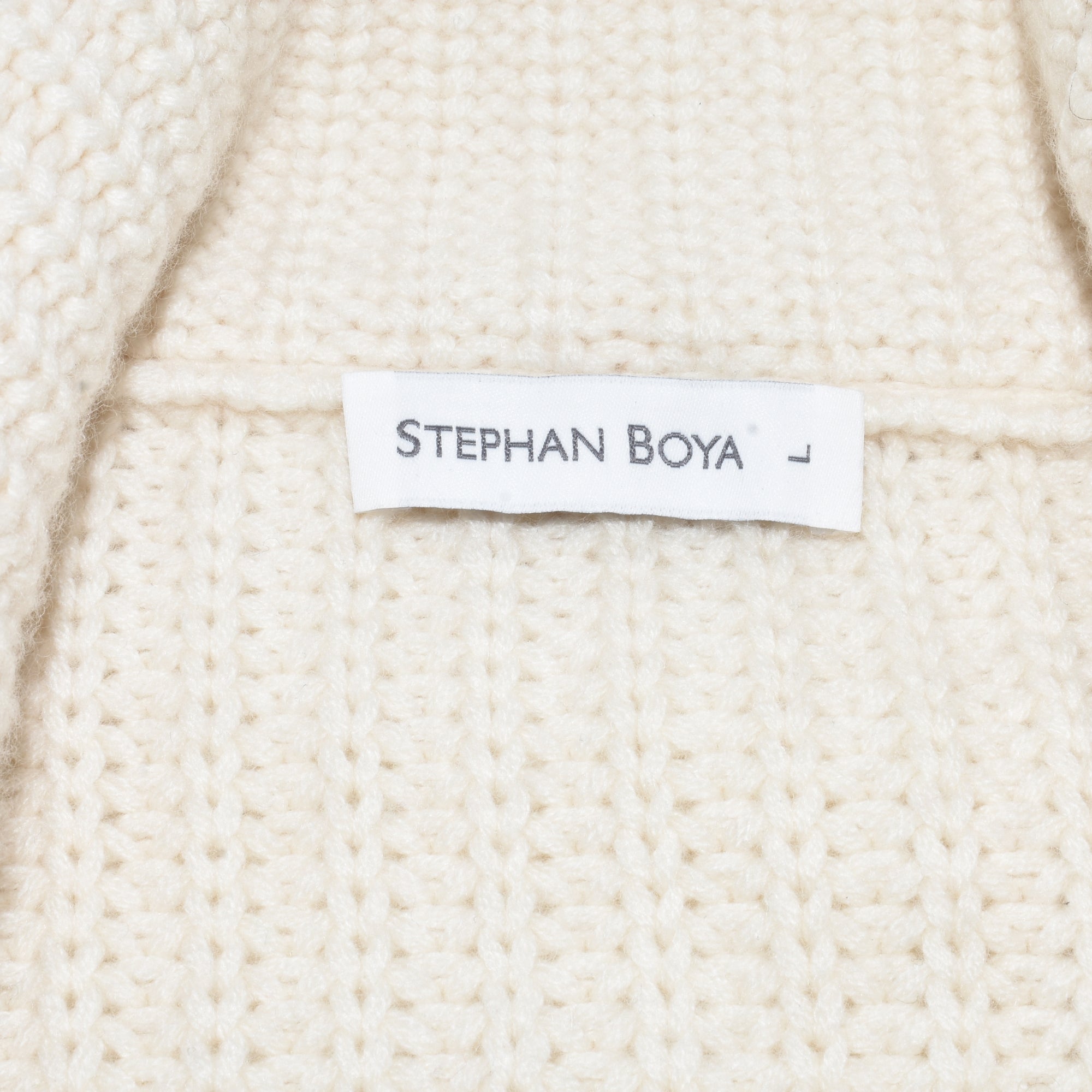 Cream Cardigan made of Cashmere (L)