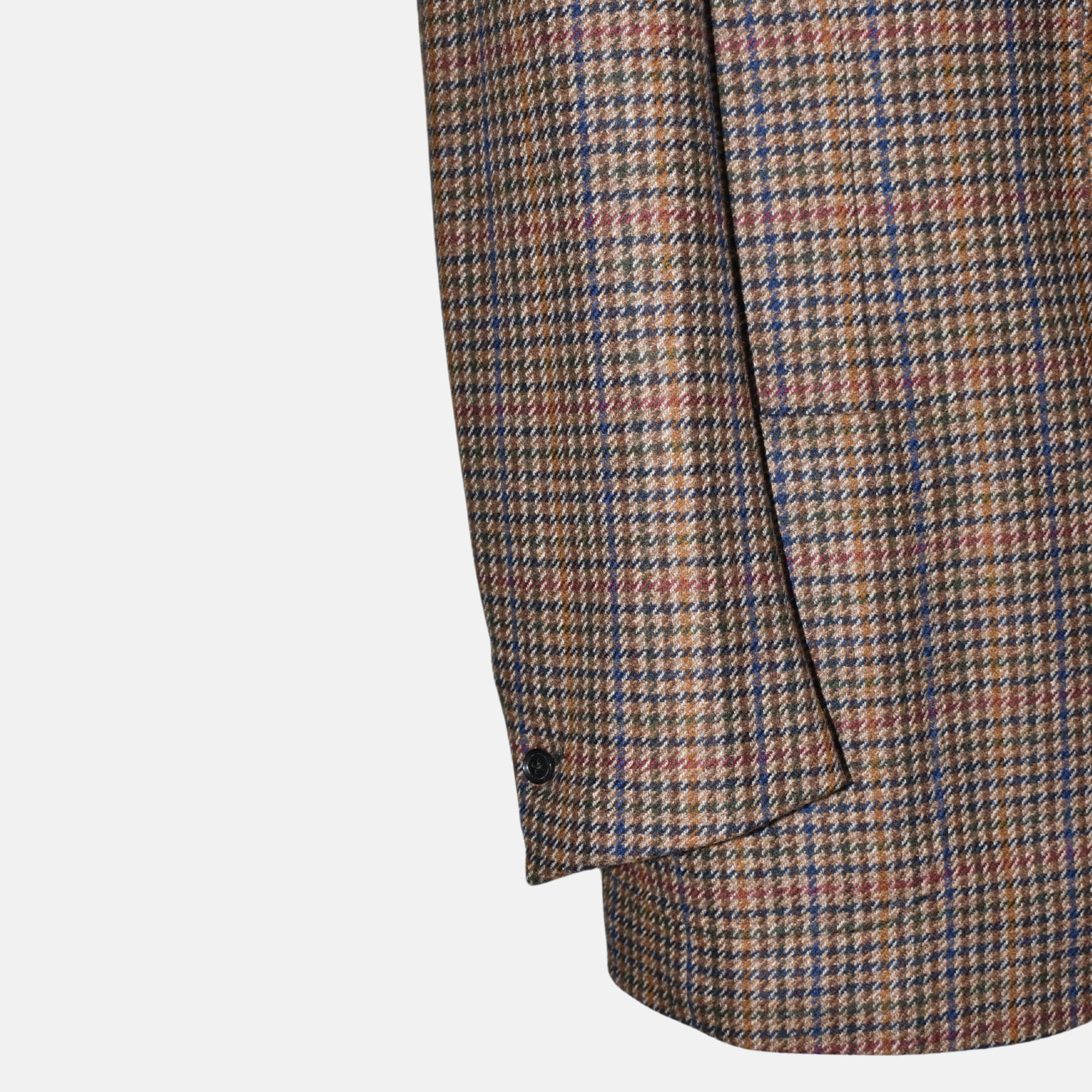 Mehrfarbig karierter Blazer aus Wolle (EU 54)
