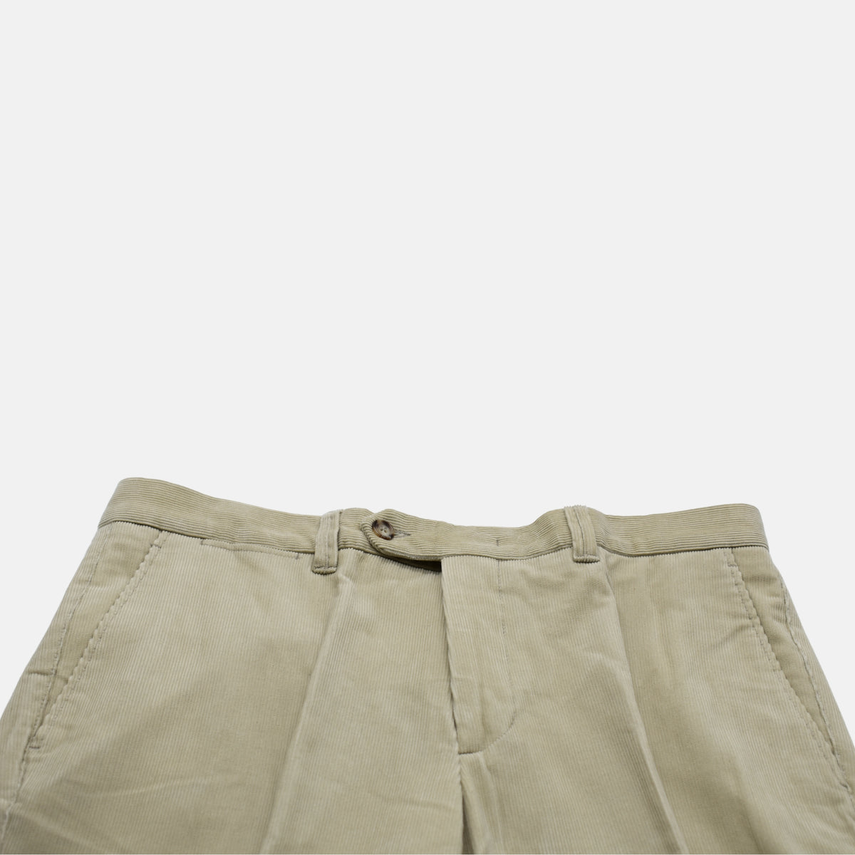 Beige Corduroy Trousers made of CottonCashmere (EU 50)