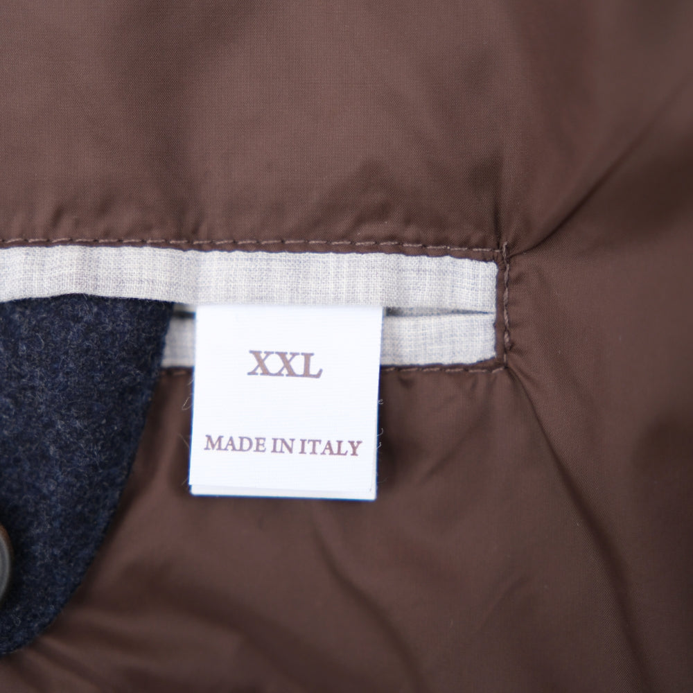 Navy Jacket made of Wool/Silk/Cashmere (XXL)