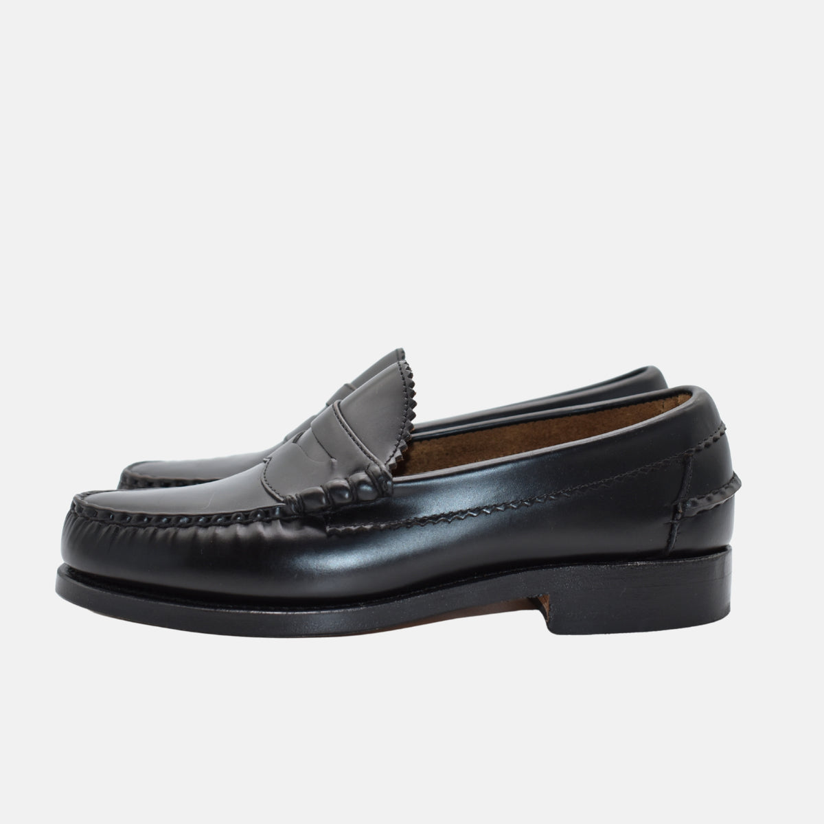 Black Shoes made of Leather (EU 39,5/US 7)