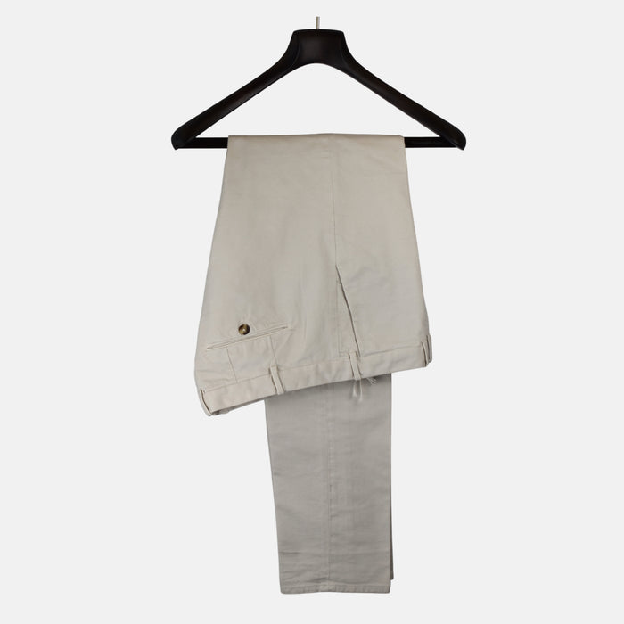 Offwhite Trousers made of Cotton (34)