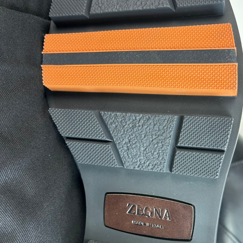 Black Ankle Boots made of Leather (EU 44)