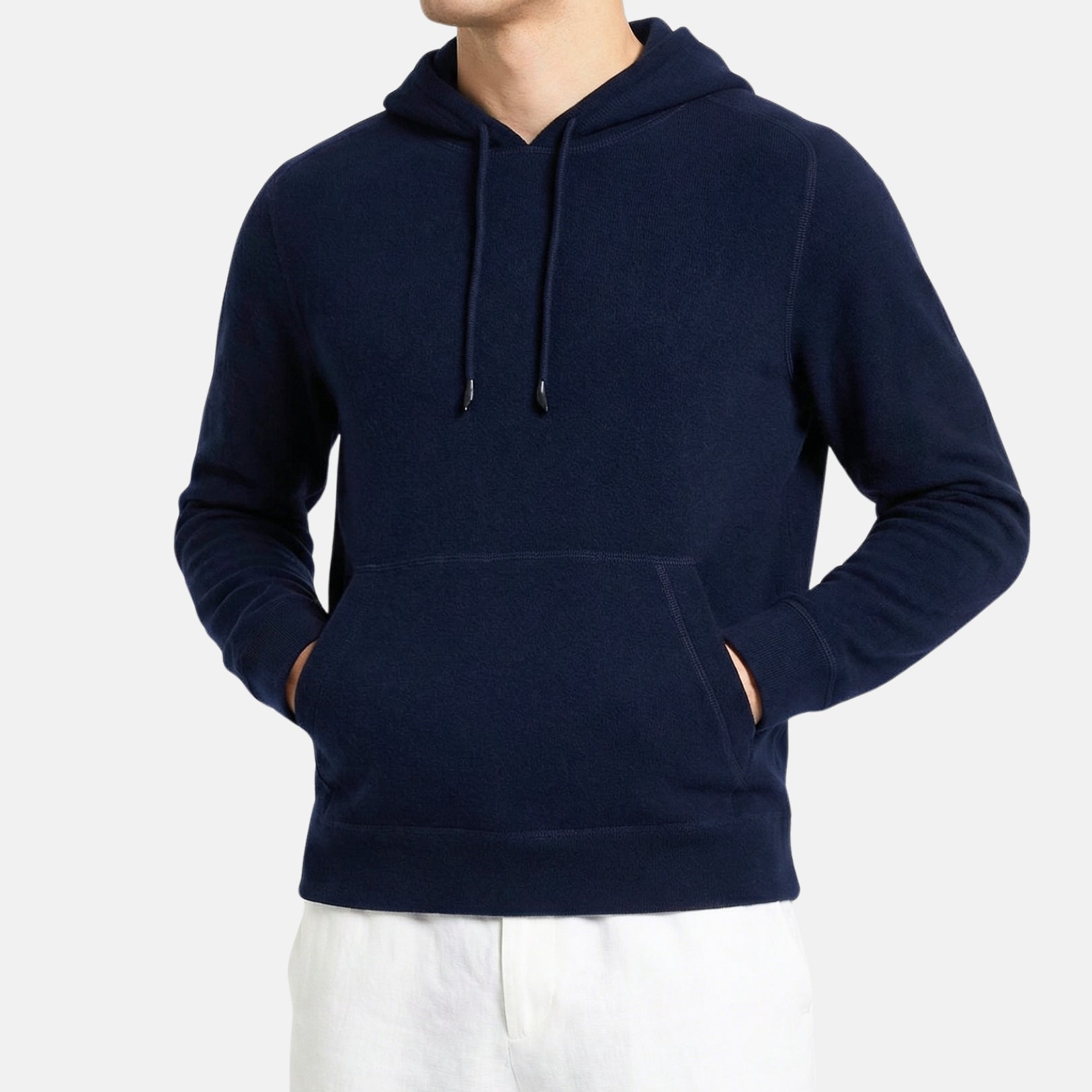 Navy Hoodie made of Cashmere (EU 48)