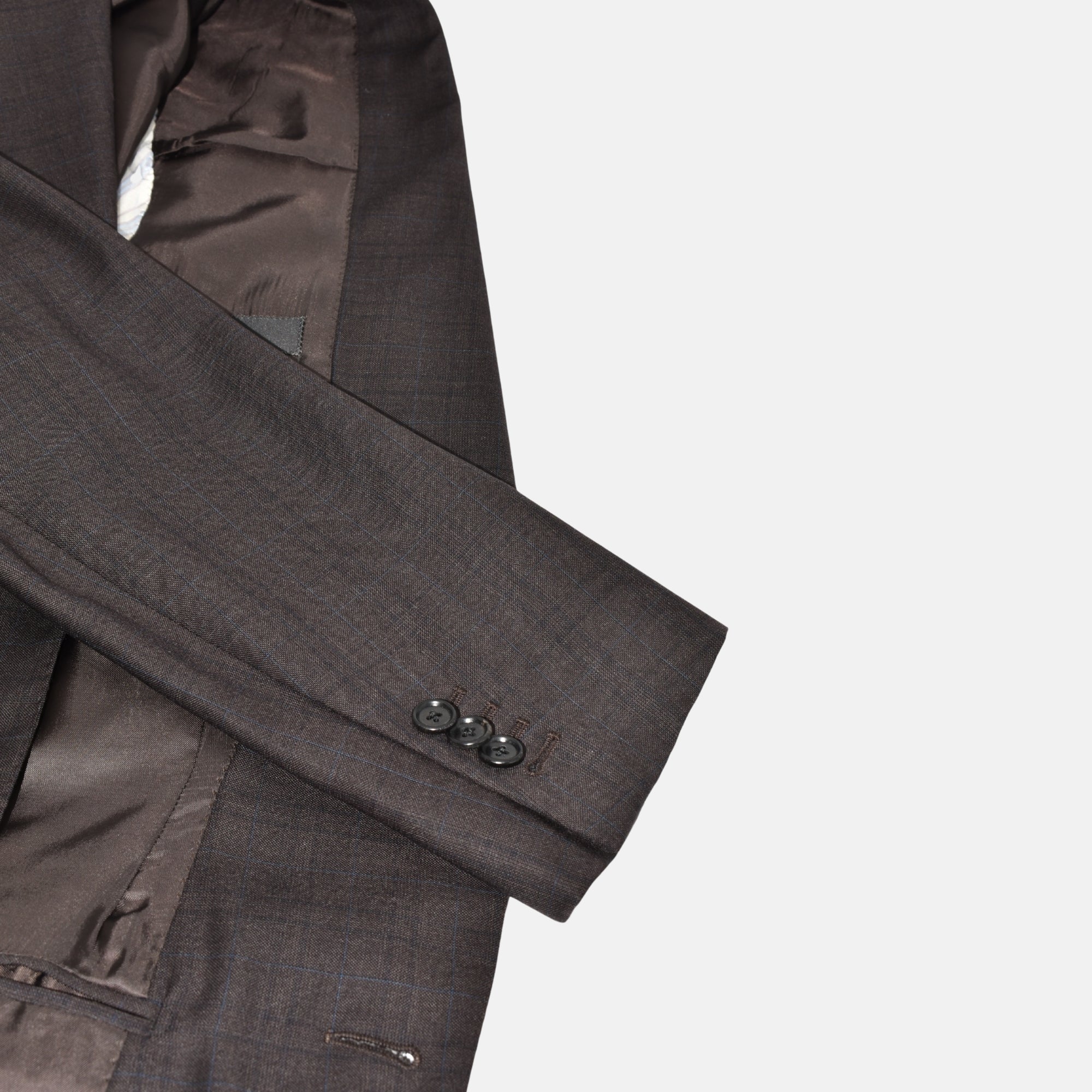 Brown/Blue Suit made of Wool