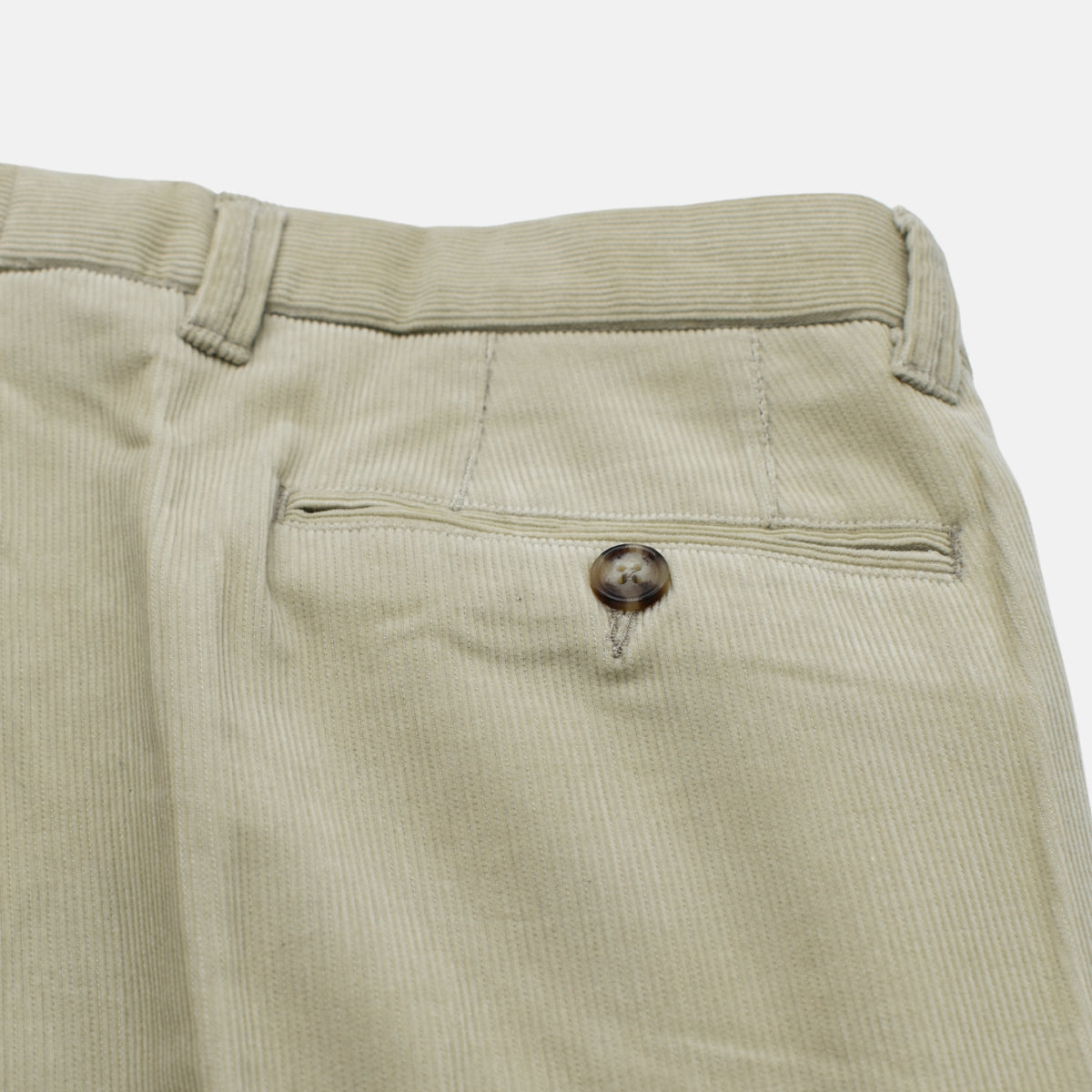 Beige Corduroy Trousers made of CottonCashmere (EU 50)