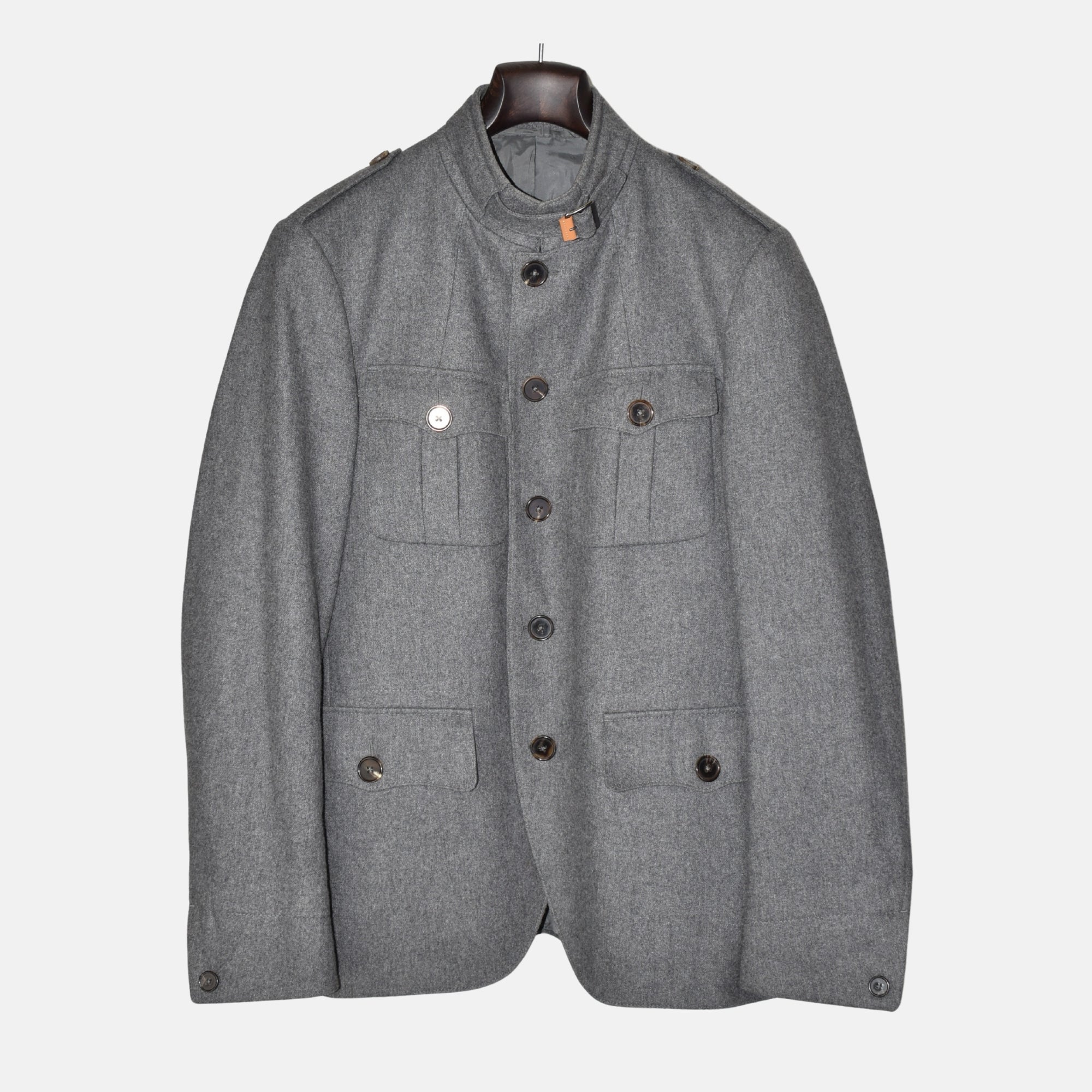 Grey Coat made of Wool (EU 50)