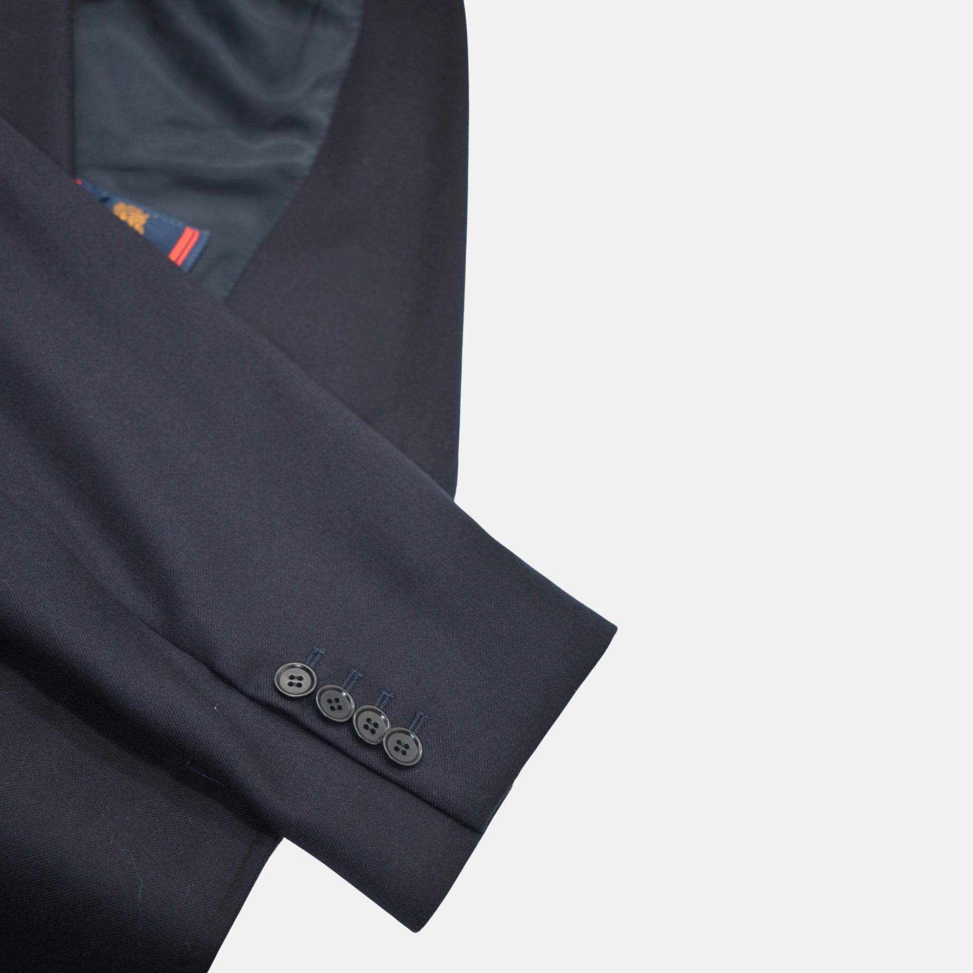 Nachtblauer Blazer aus Wolle (EU 58)