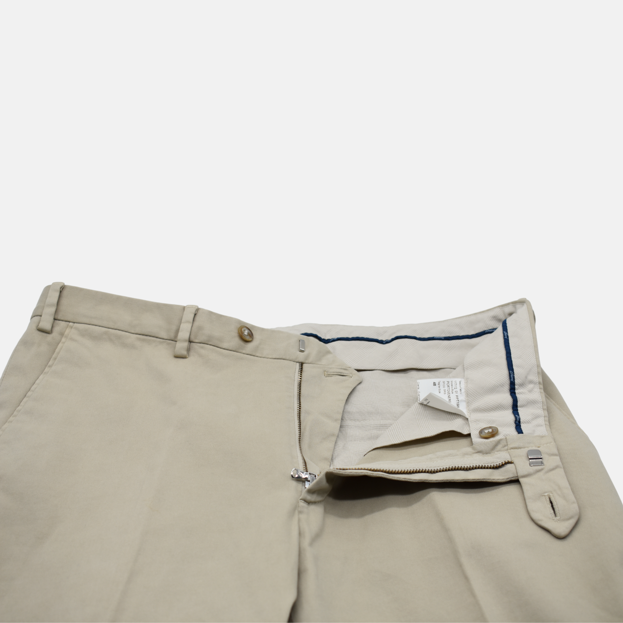 Beige Trousers made of Cotton (EU 48)