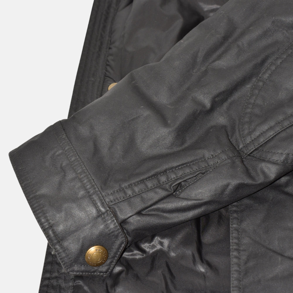 Black Waxed Jacket made of Polyester (EU 50)